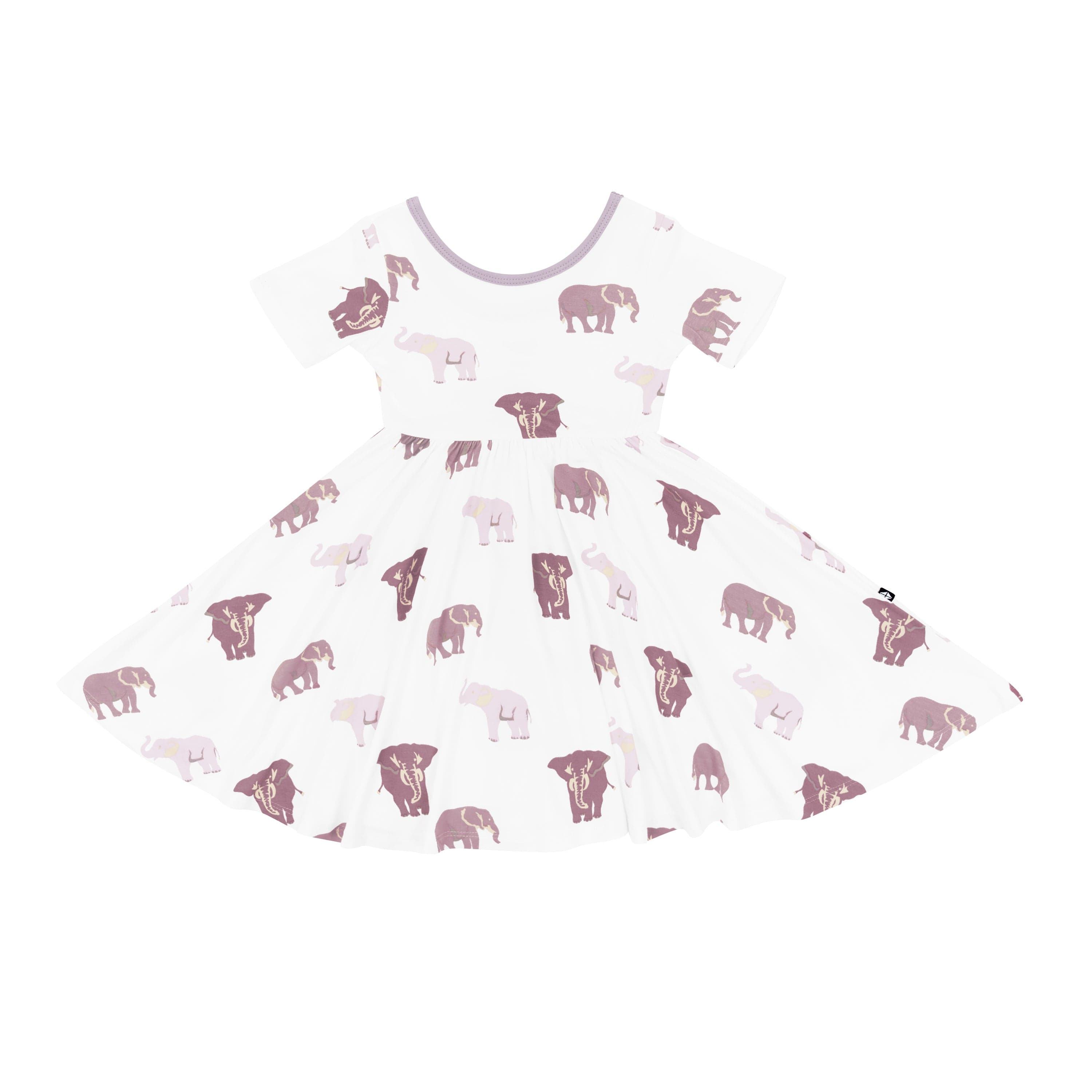 Kyte Baby Toddler Twirl Dress in Elephant