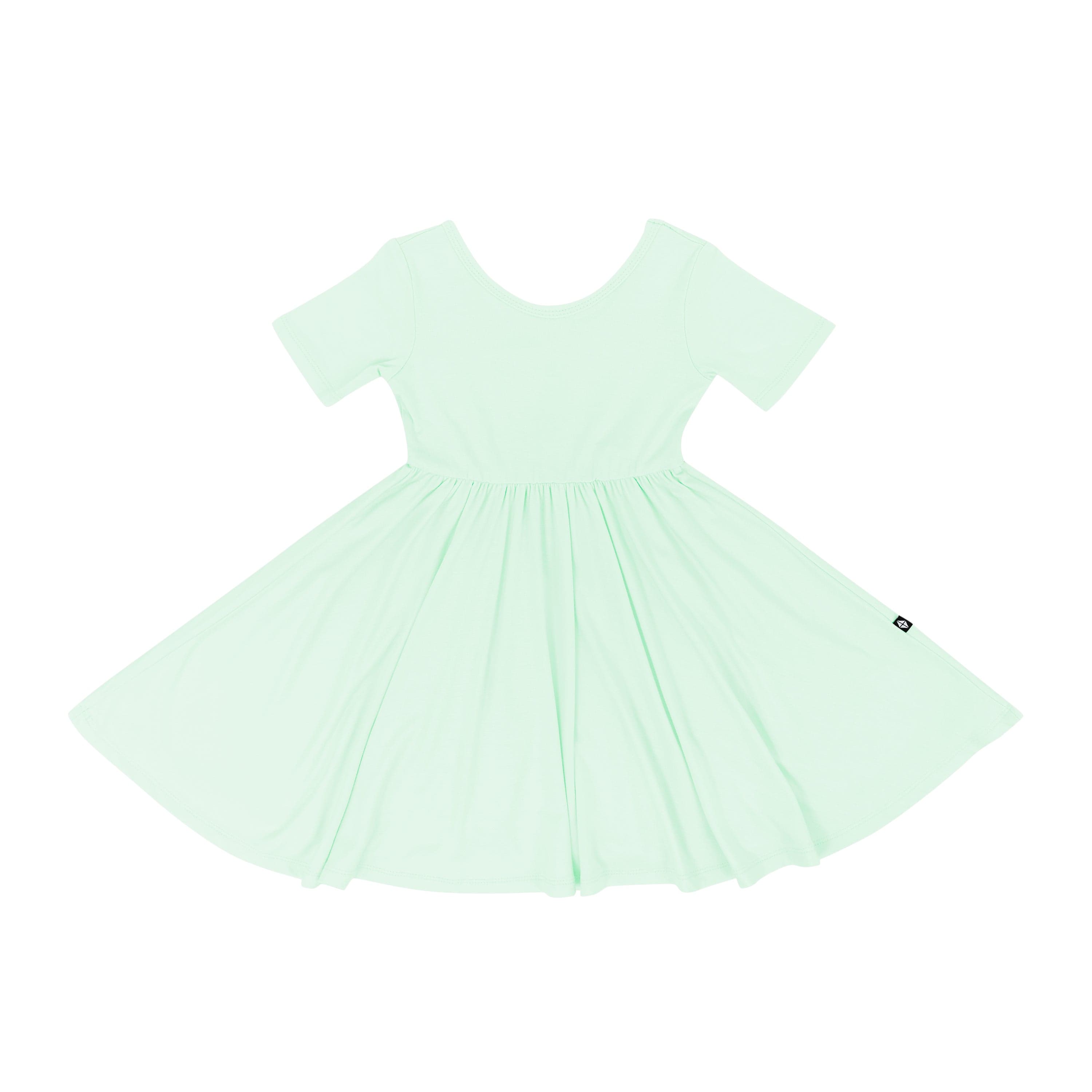 Kyte Baby Toddler Short Sleeve Twirl Dress Twirl Dress in Mint