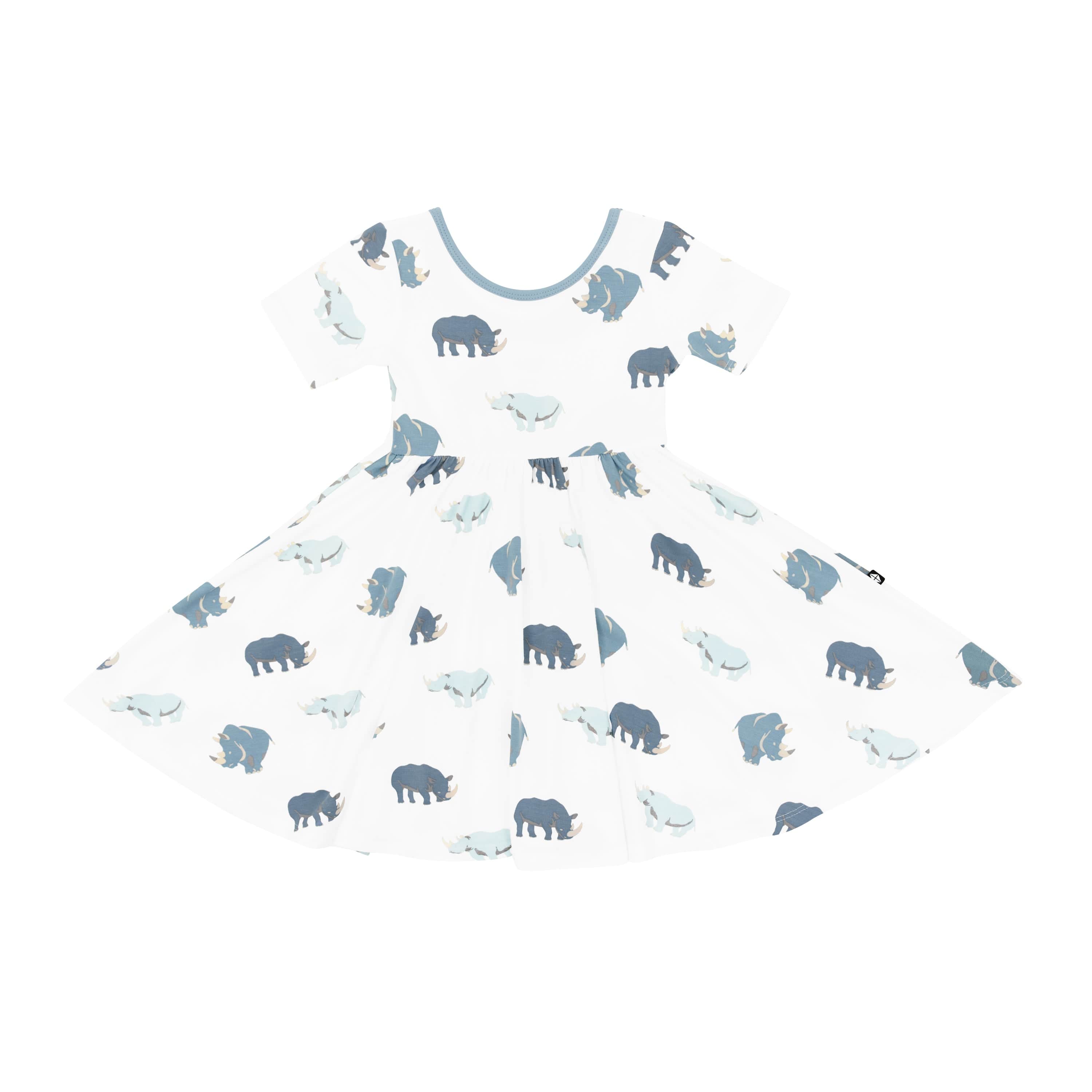 Kyte Baby Toddler Twirl Dress in Rhino