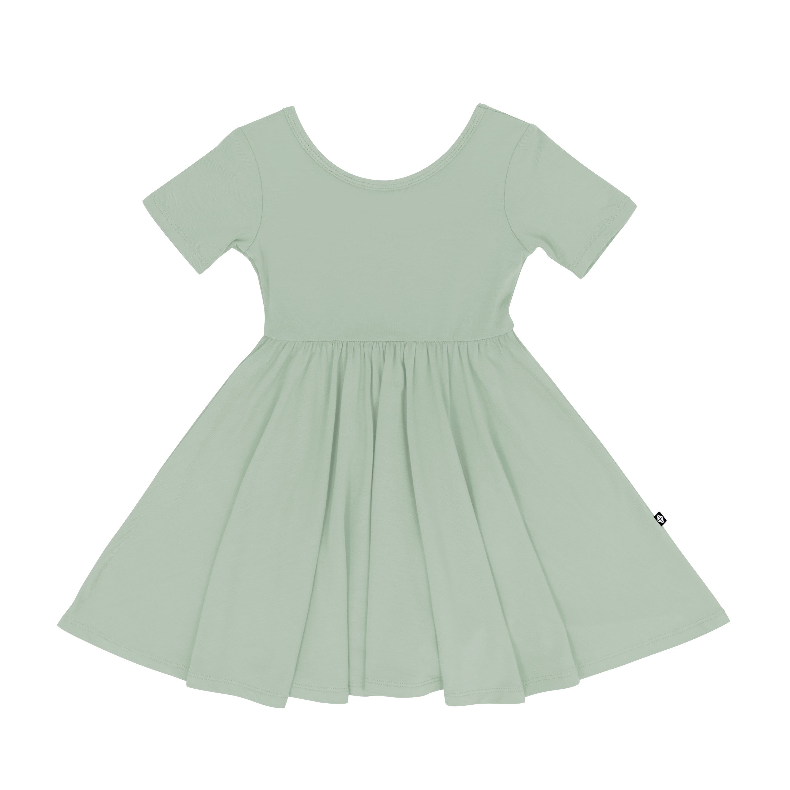 Product photo of the Twirl Dress in Thyme