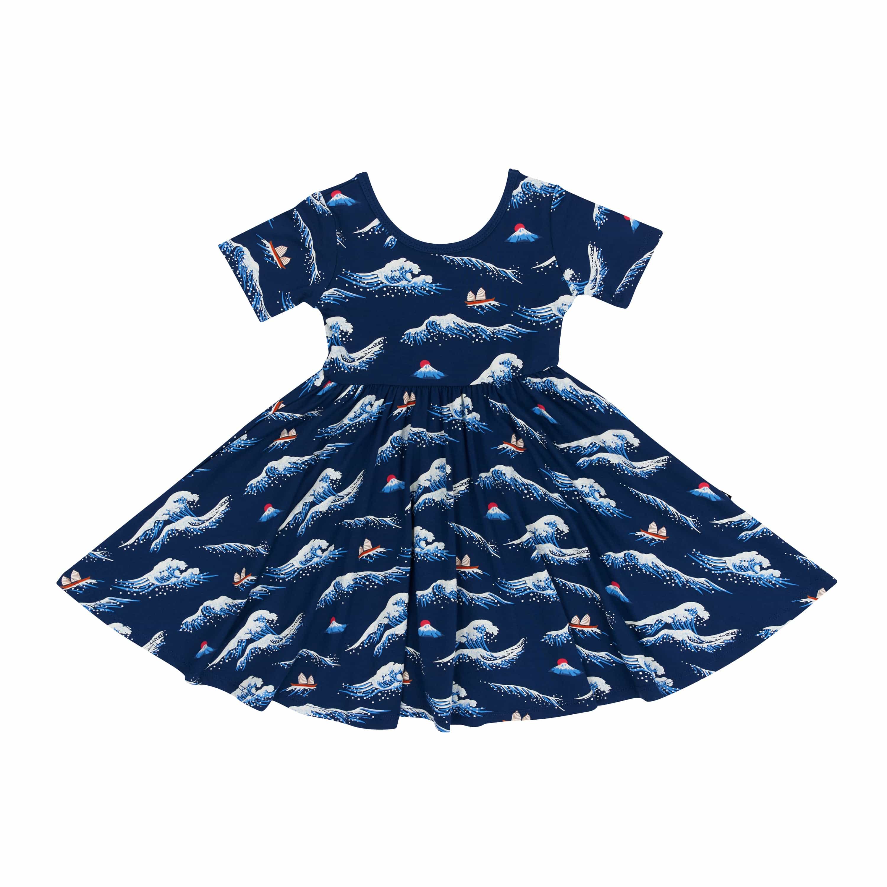 Kyte Baby Toddler Twirl Dress in Wave