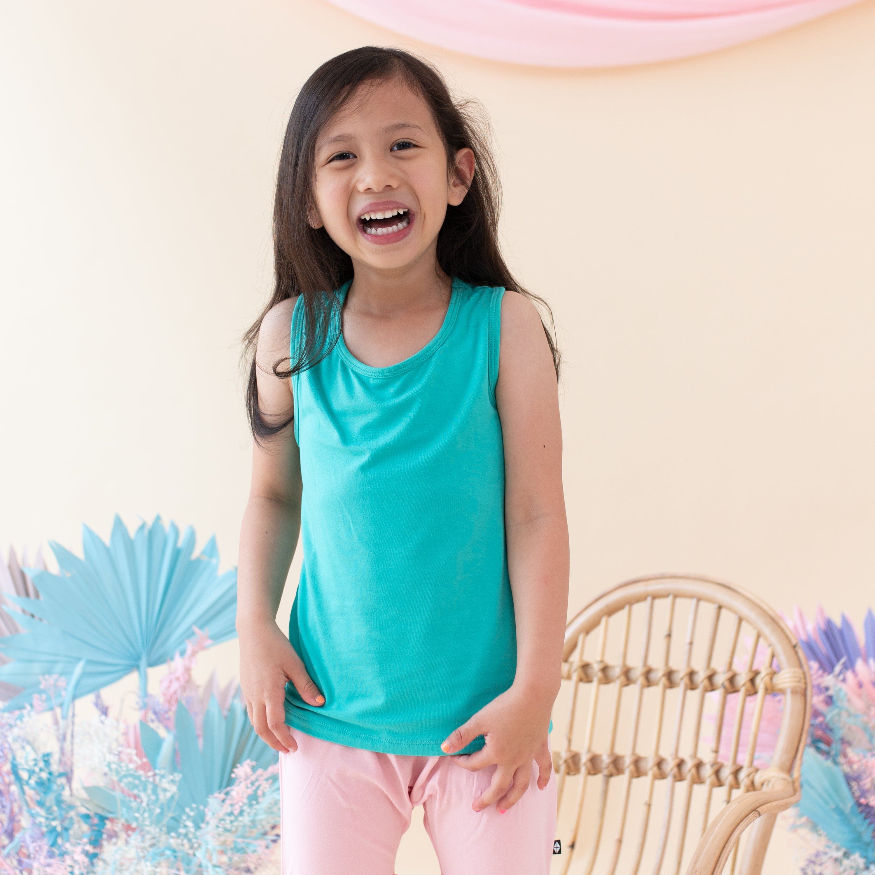 Kyte Baby Toddler Tank Top Toddler Tank Top in Caribbean