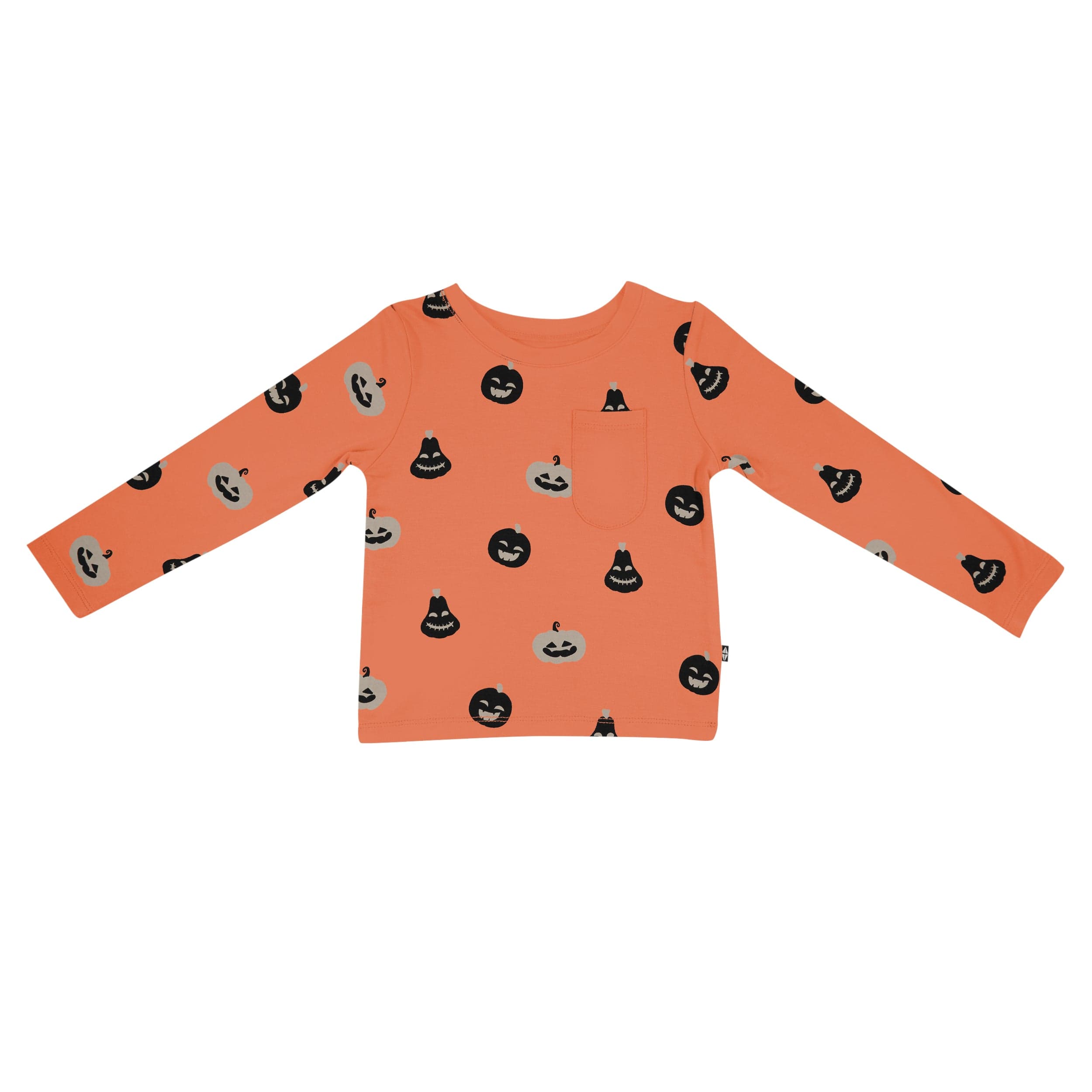Kyte Baby Toddler Unisex Tee Long Sleeve Toddler Crew Neck Tee in Carve