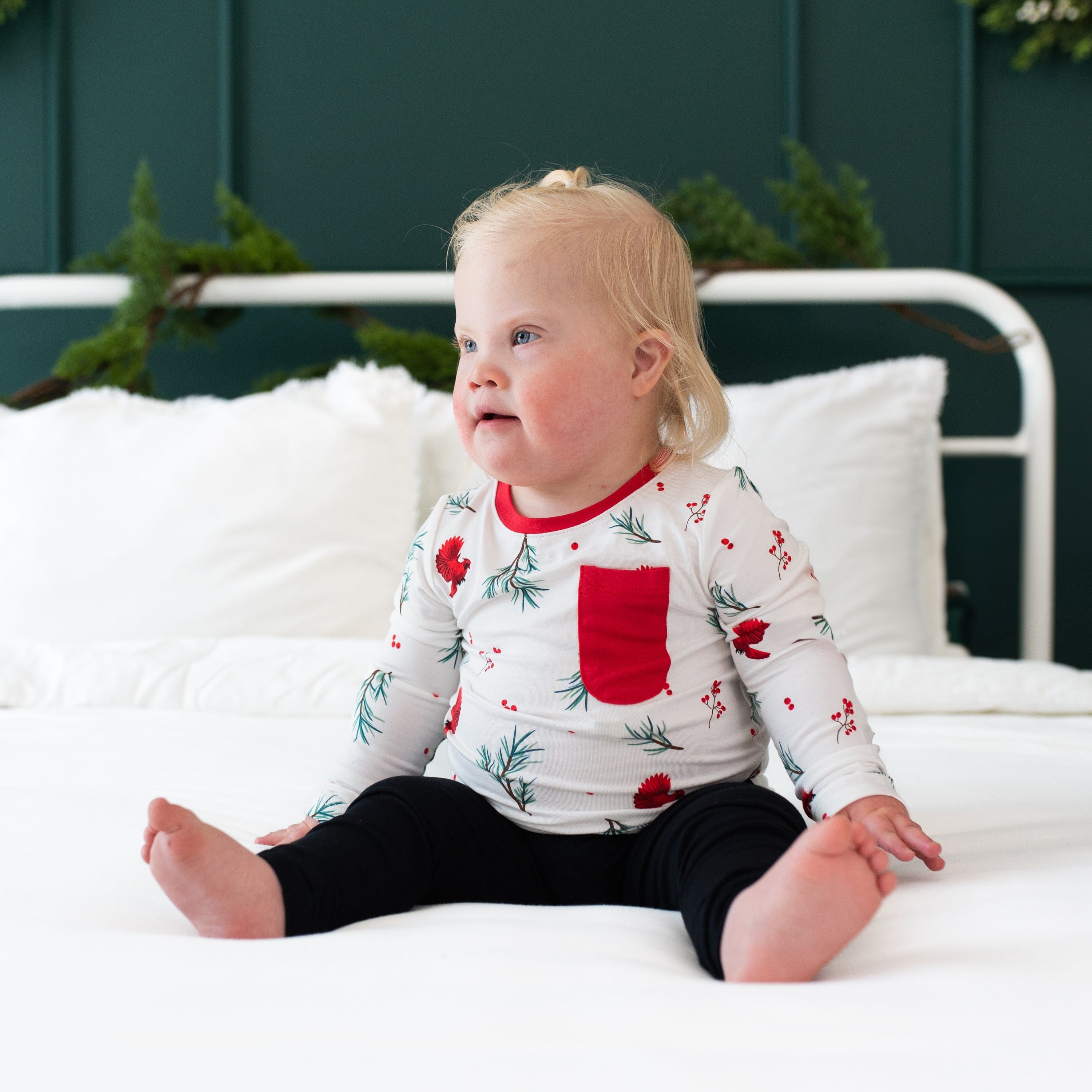 Kyte BABY Toddler Unisex Tee Long Sleeve Toddler Crew Neck Tee in Winterberry