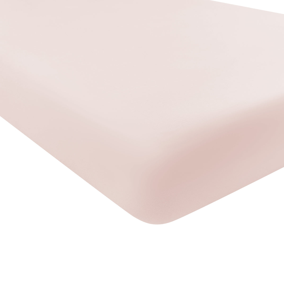 Corner of Kyte Baby Twin Sheet in Blush