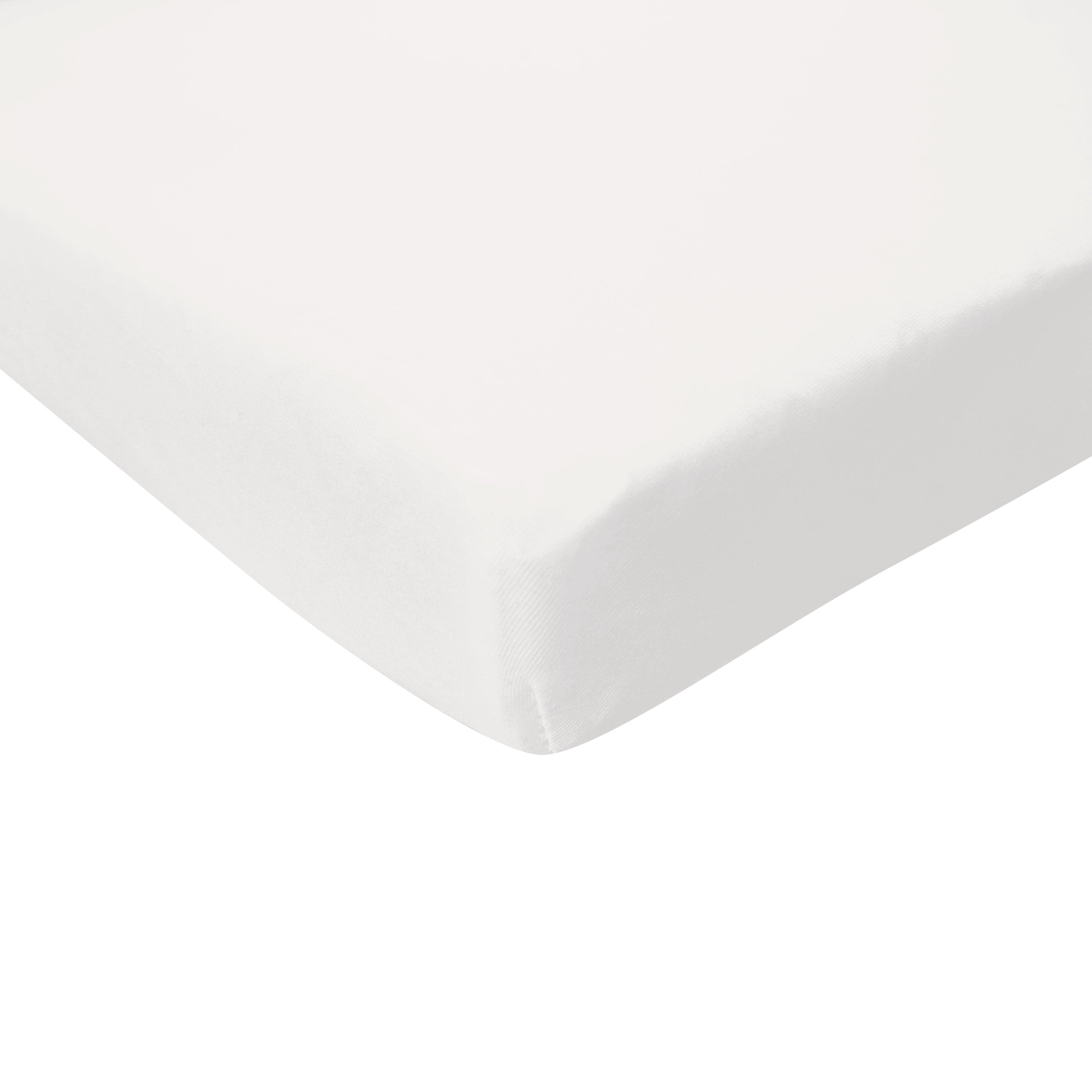 Waterproof Fitted Crib and Toddler Mattress Pad Cover - Cloud Island™ White