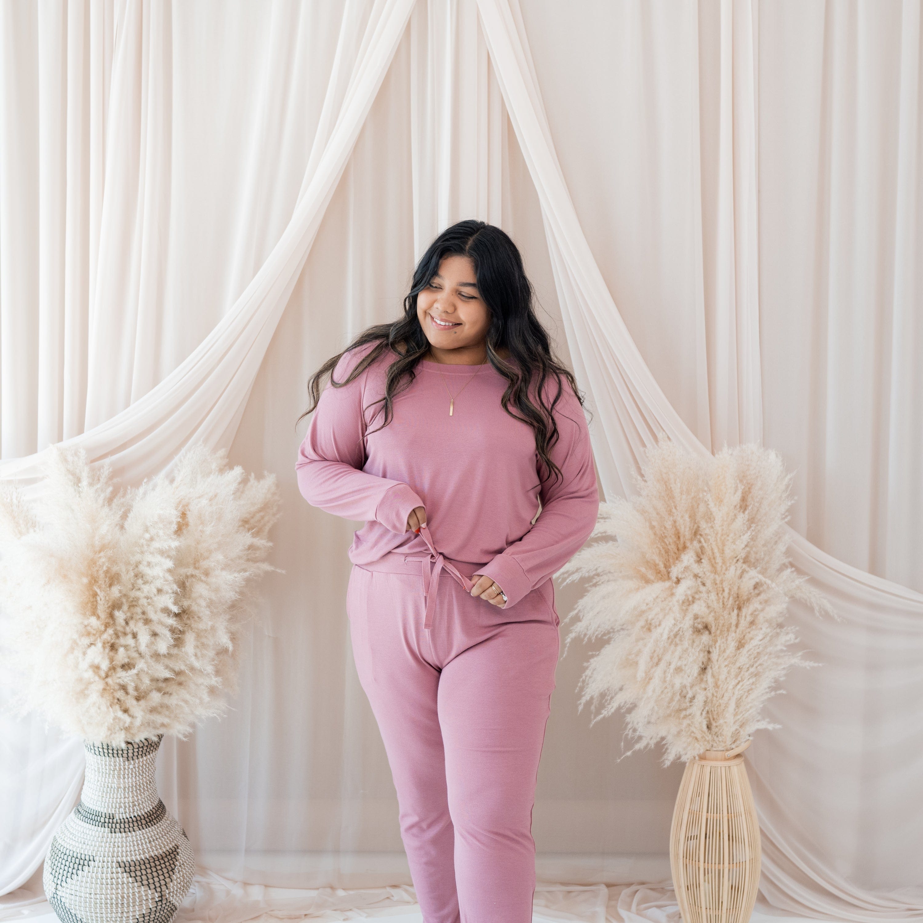 Kyte Baby Women's Bamboo Jersey Jogger Pant Women's Bamboo Jersey Jogger Pant in Dusty Rose