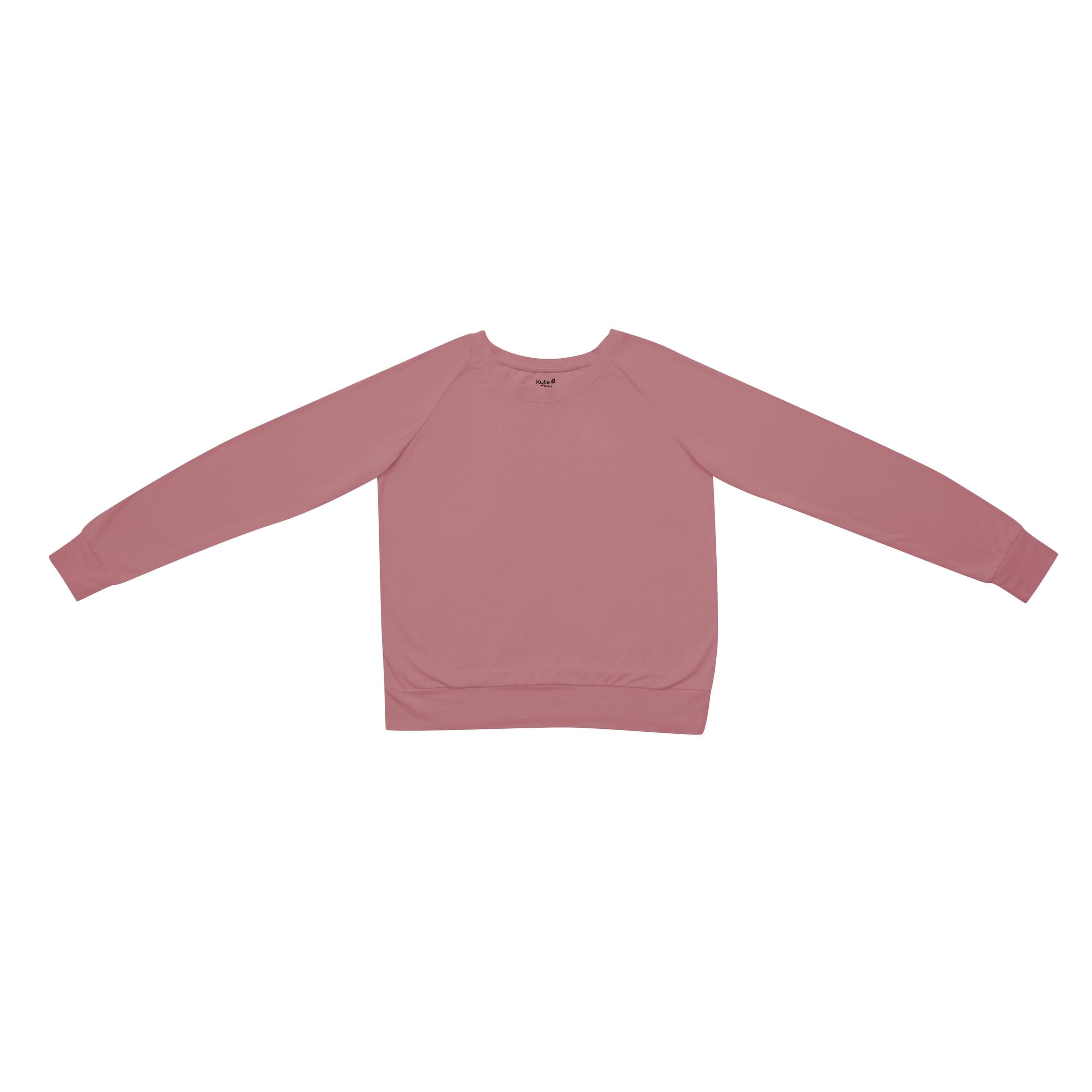 Kyte Baby Women's Bamboo Jersey Jogger Top Women's Bamboo Jersey Jogger Top in Dusty Rose