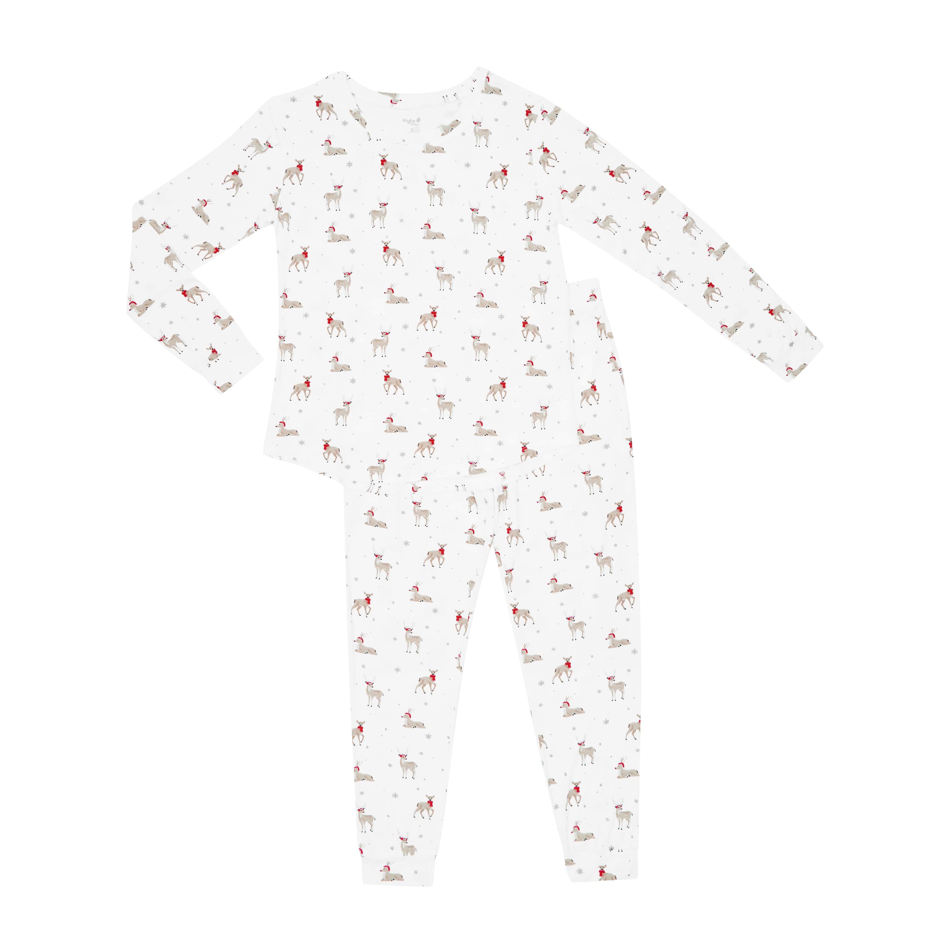 Kyte Baby Women's Jogger Pajama Set Women's Jogger Pajama Set in Cloud Deer