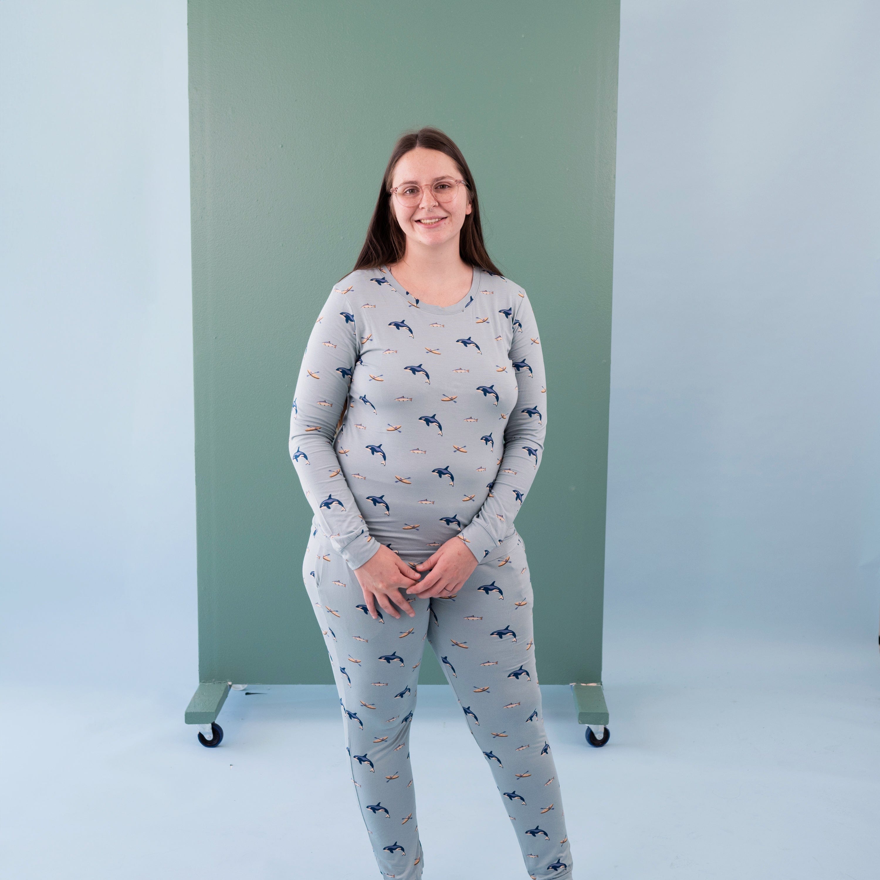 Kyte Baby Women's Jogger Pajama Set Women's Jogger Pajama Set in Coastline
