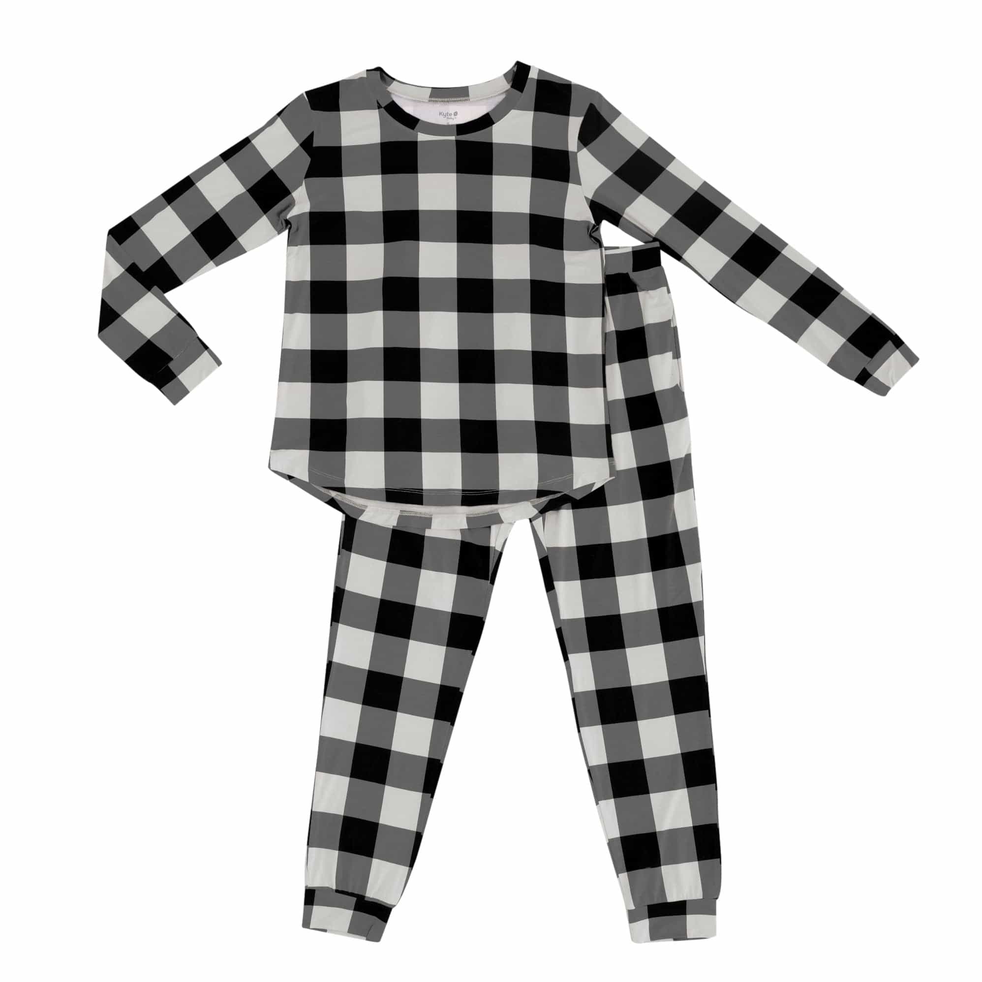 Kyte Baby Women's Jogger Pajama Set Women's Jogger Pajama Set in Midnight Plaid