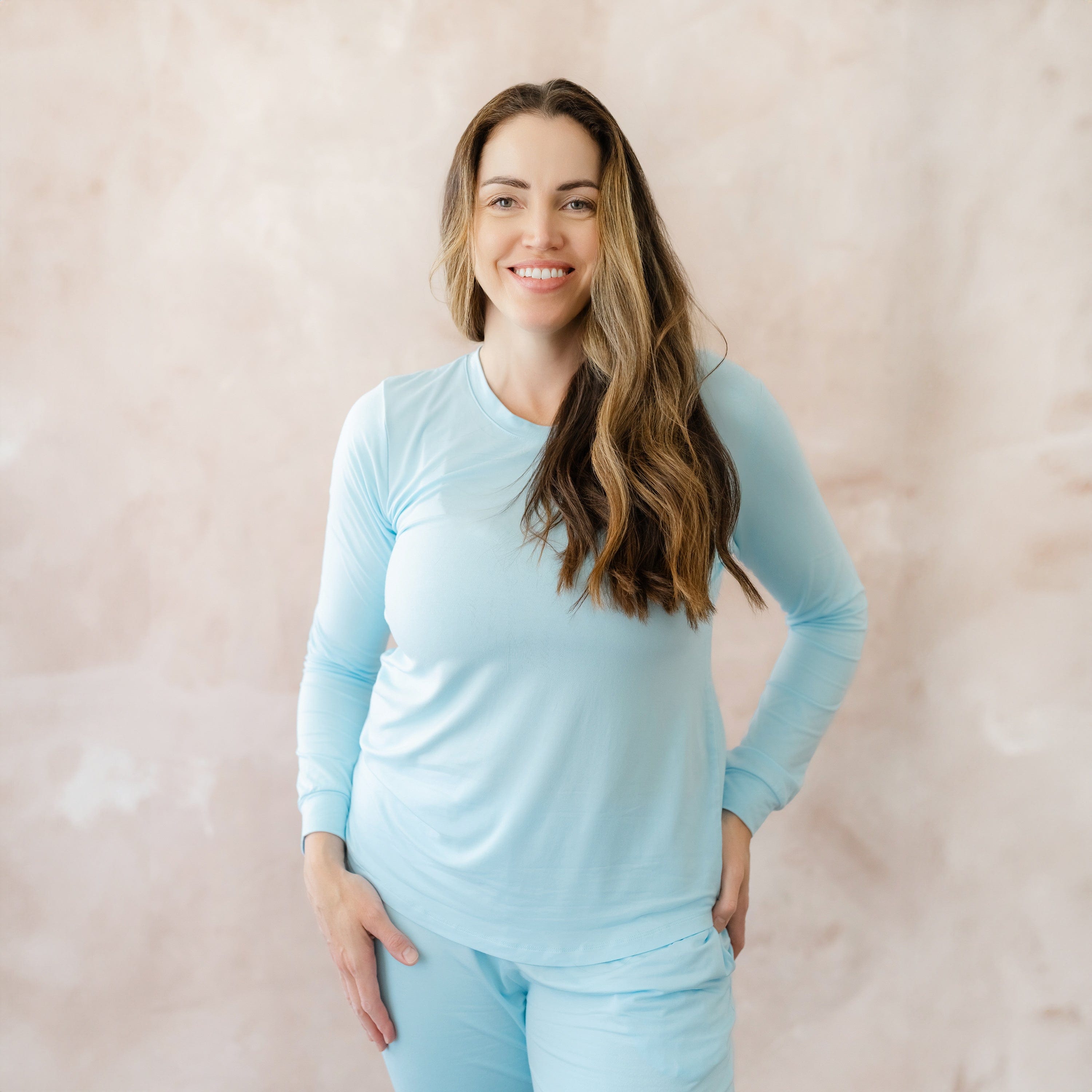 Kyte Baby Women's Jogger Pajama Set Women's Jogger Pajama Set in Powder