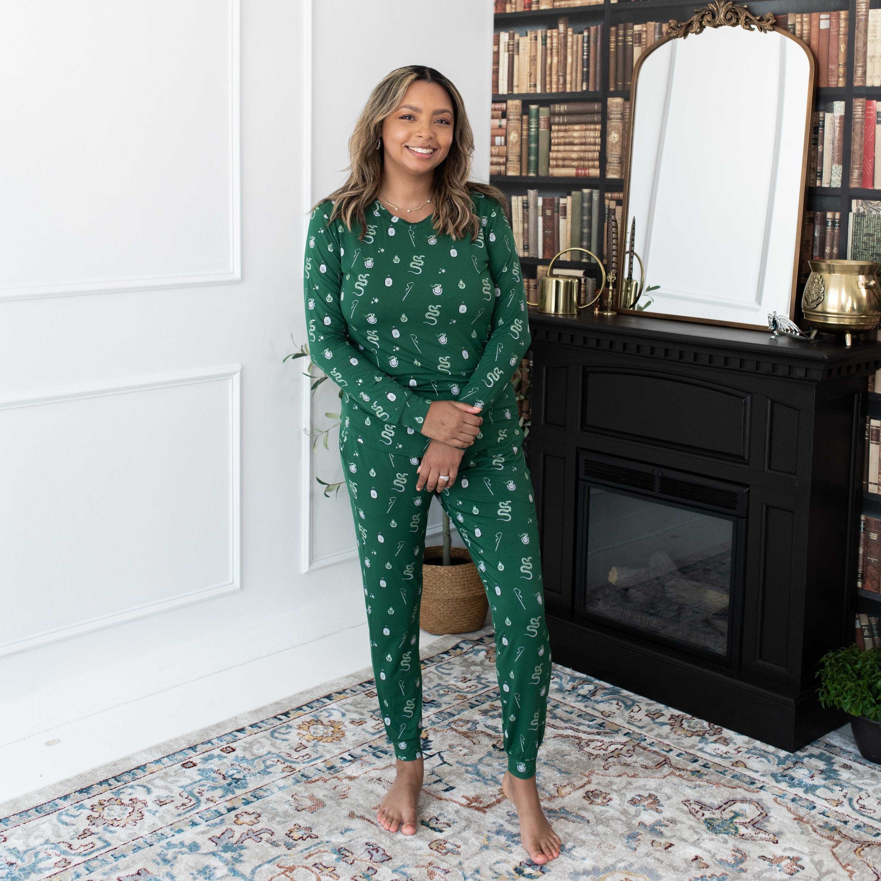 Kyte Baby Women's Jogger Pajama Set Women's Jogger Pajama Set in Slytherin™