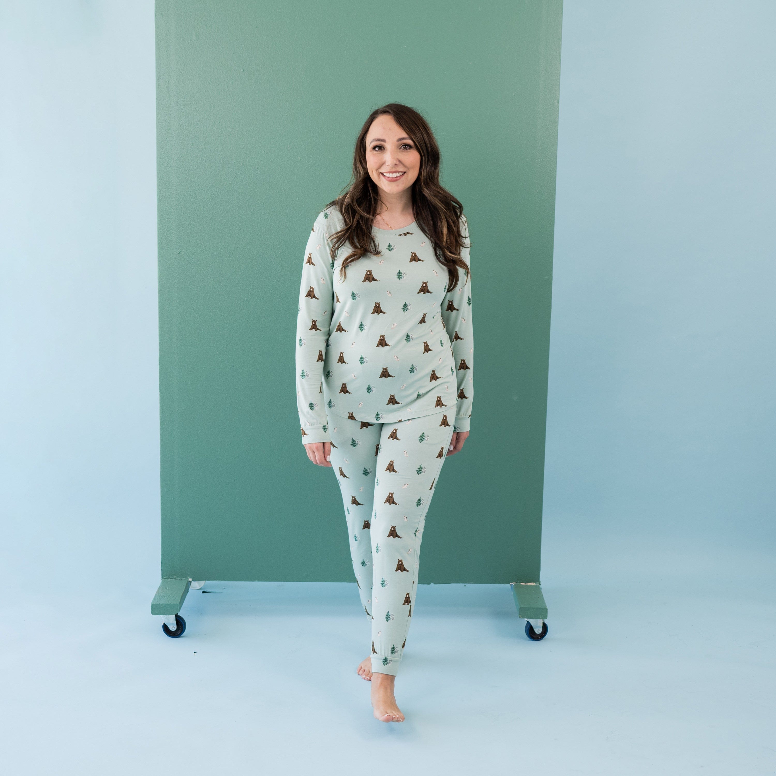 Kyte Baby Women's Jogger Pajama Set Women's Jogger Pajama Set in Trail
