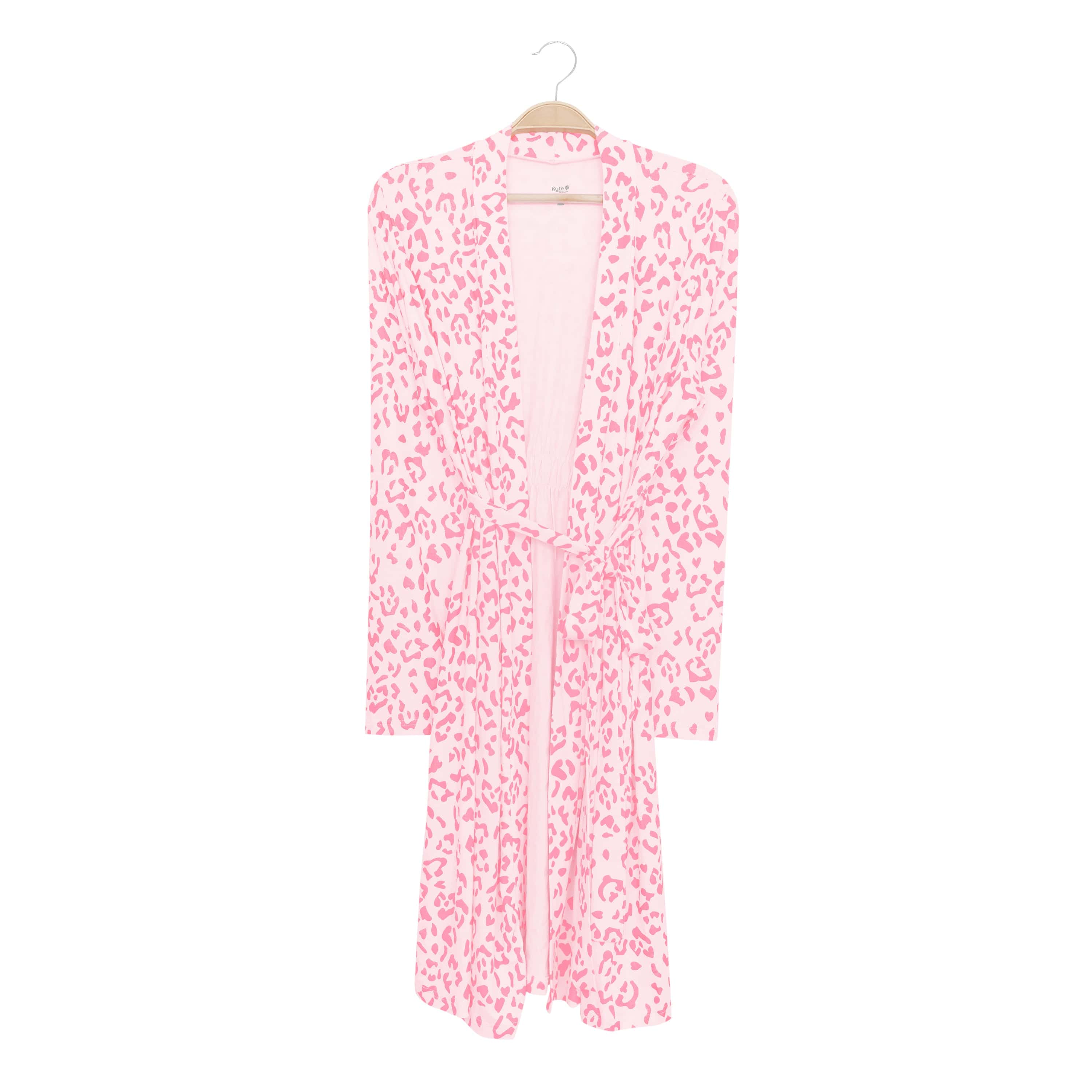 Kyte Baby Women's Lounge Robe Women’s Lounge Robe in Sakura Leopard