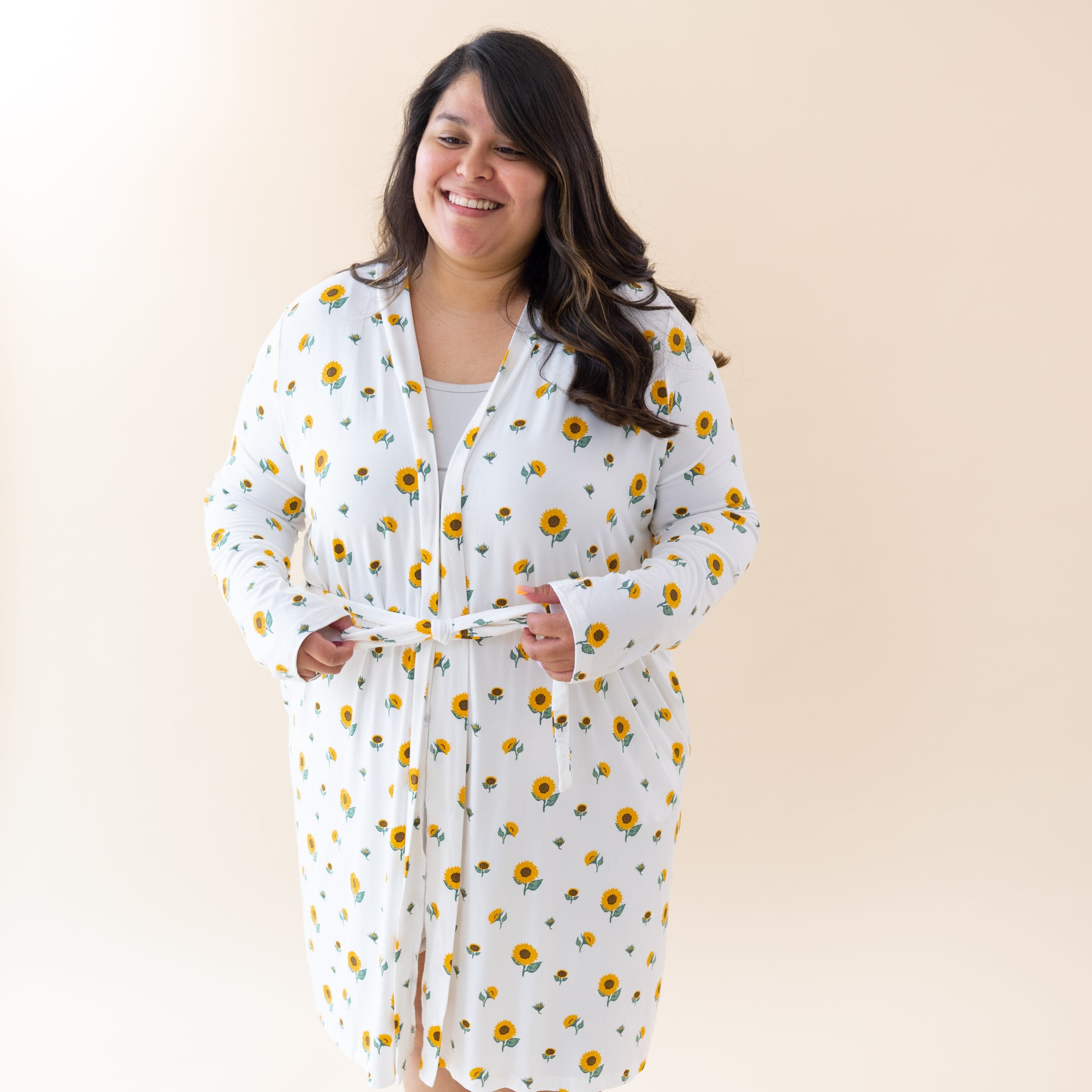 Kyte Baby Women's Lounge Robe Women’s Lounge Robe in Sunflower
