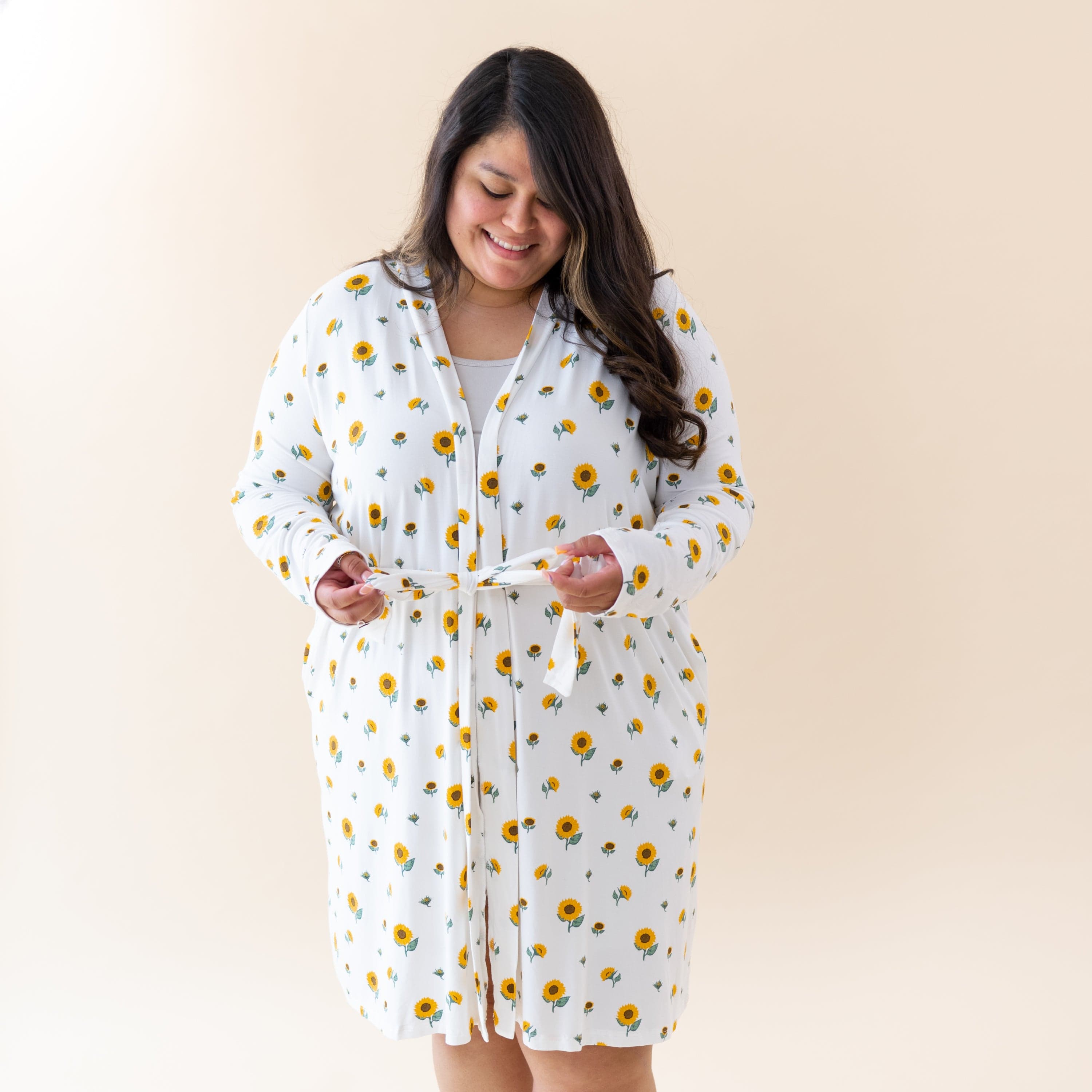 Kyte Baby Women's Lounge Robe Women’s Lounge Robe in Sunflower