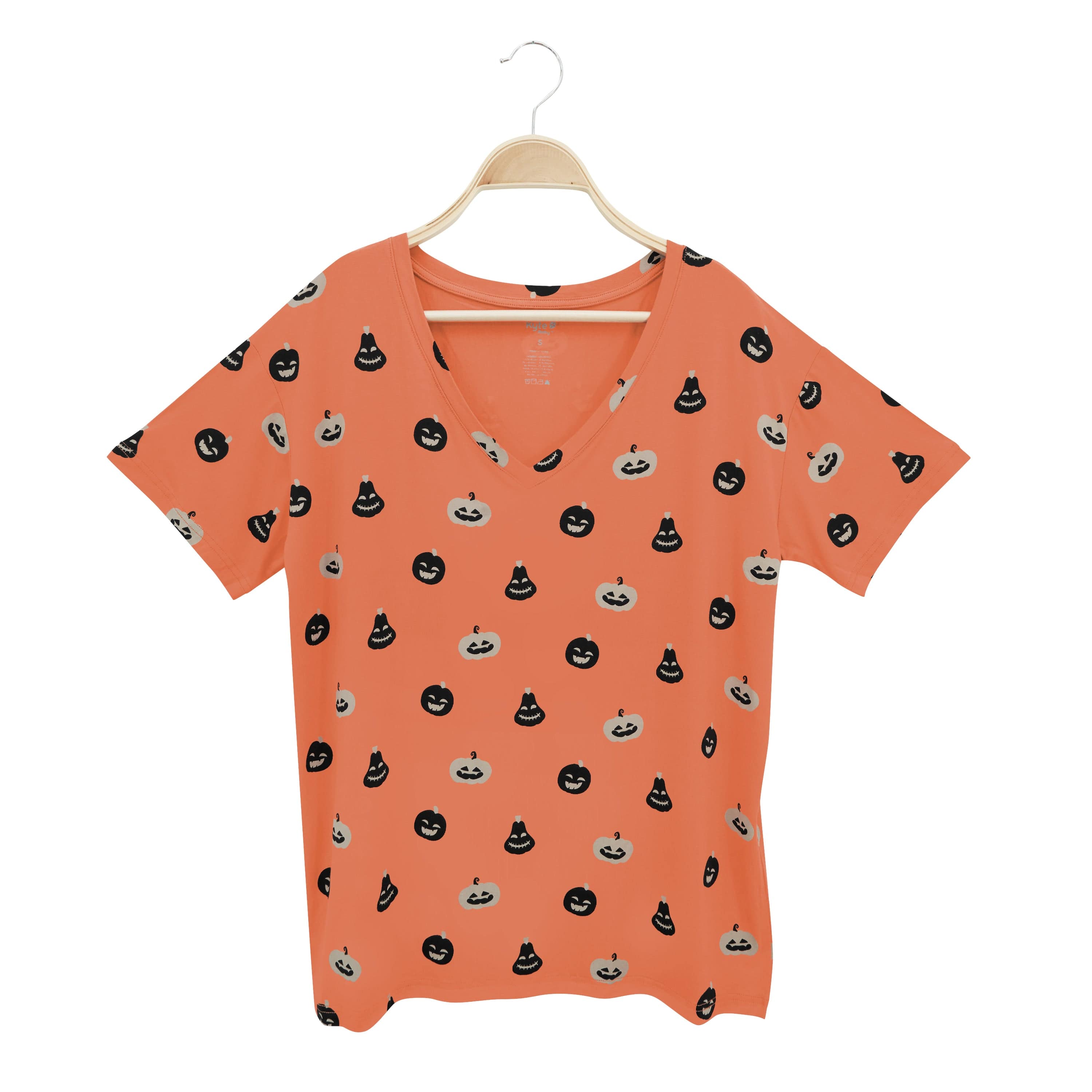 Kyte Baby Women's V-Neck Women’s Relaxed Fit V-Neck in Carve