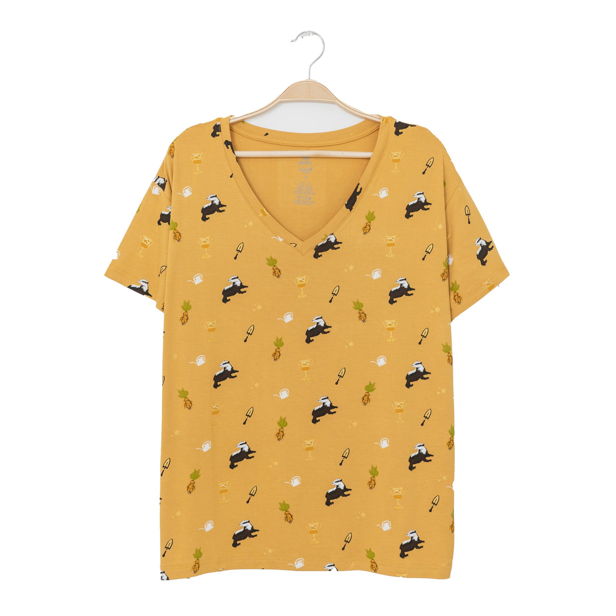 Kyte BABY Women's V-Neck Women’s Relaxed Fit V-Neck in Hufflepuff™