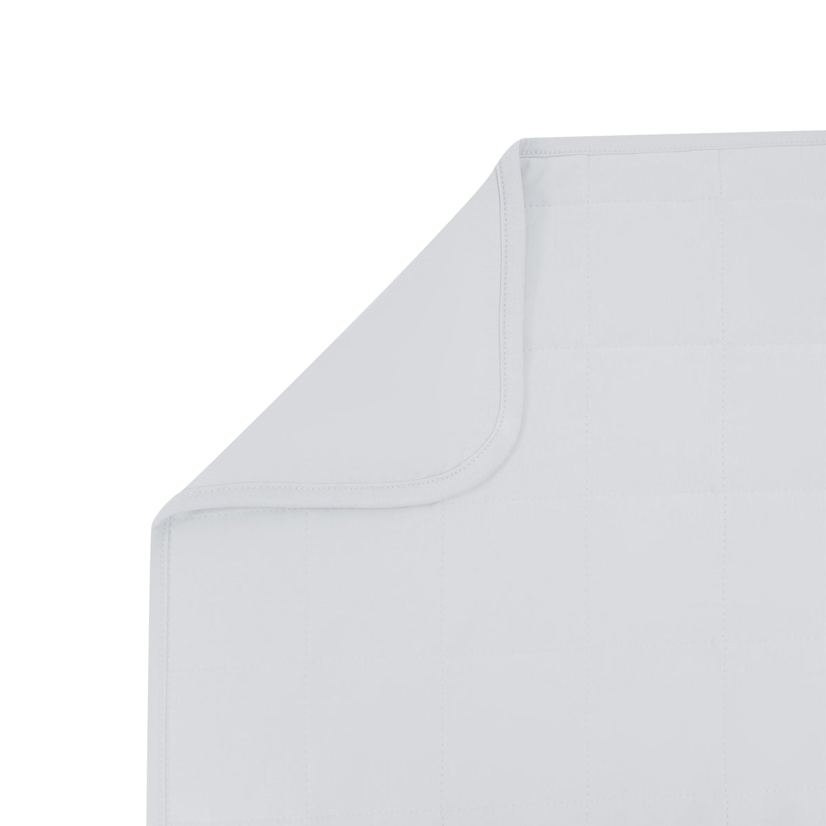 Quilted bamboo Kyte Baby Youth Blanket in Storm 2.5