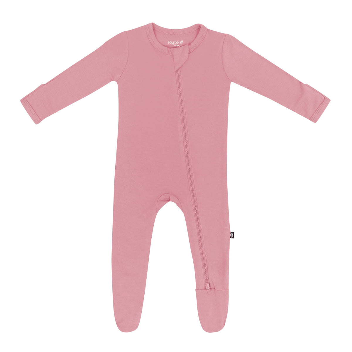 Kyte Baby Zippered Footie in Apple Blossom