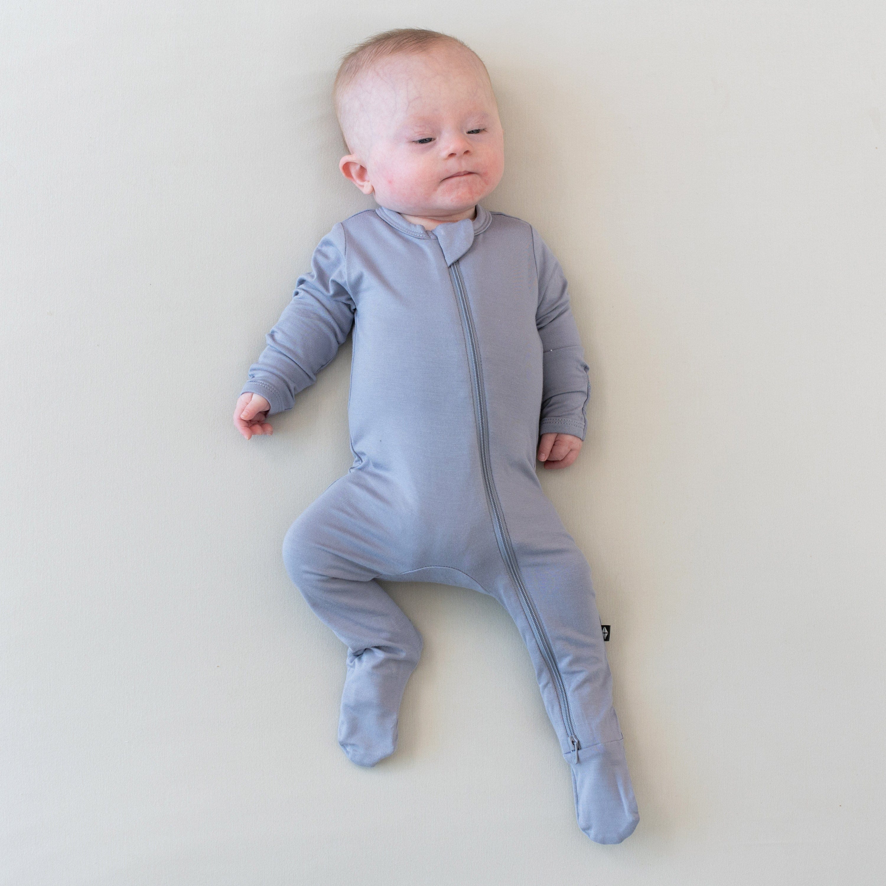 Kyte Baby Zippered Footies Zippered Footie in Haze
