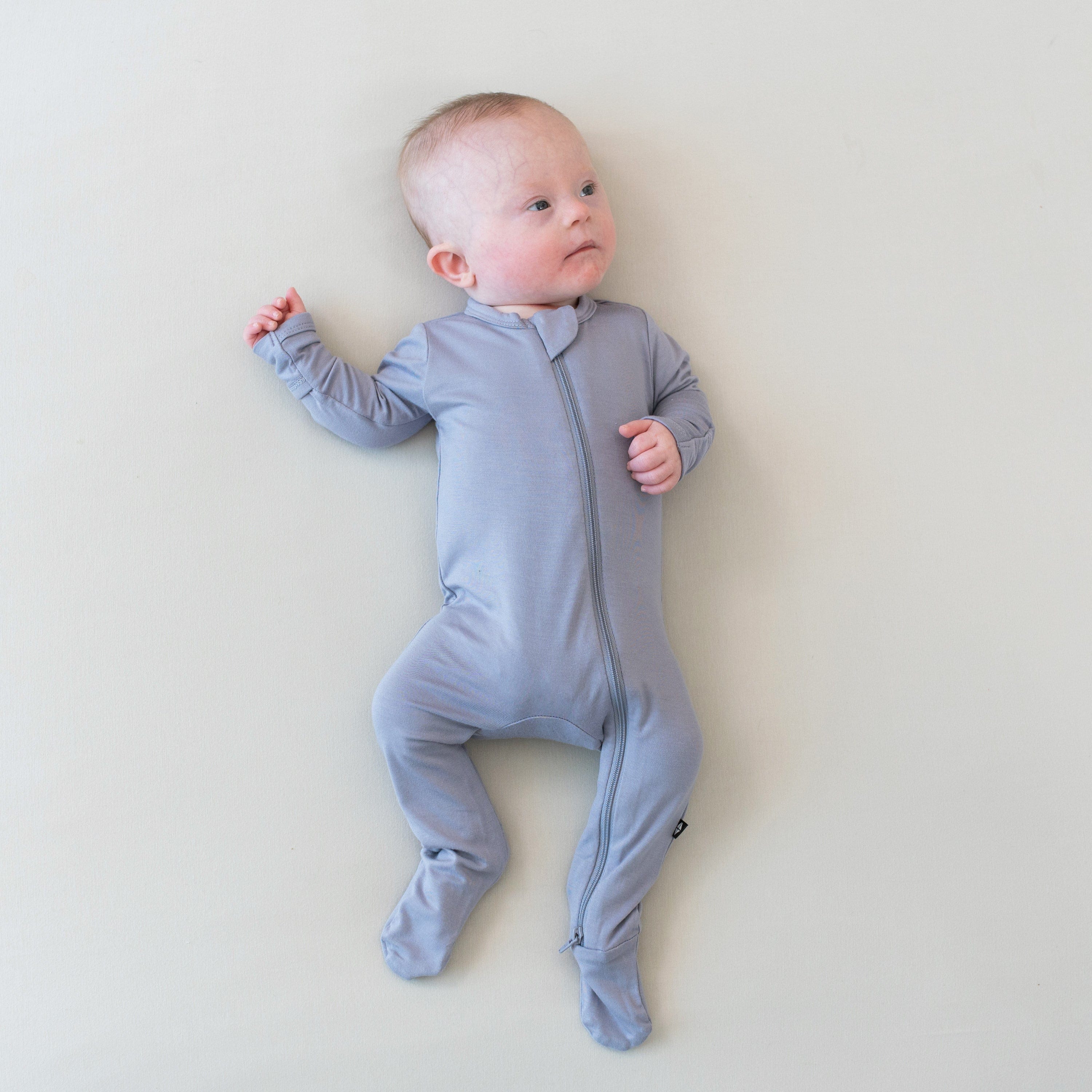 Kyte Baby Zippered Footies Zippered Footie in Haze