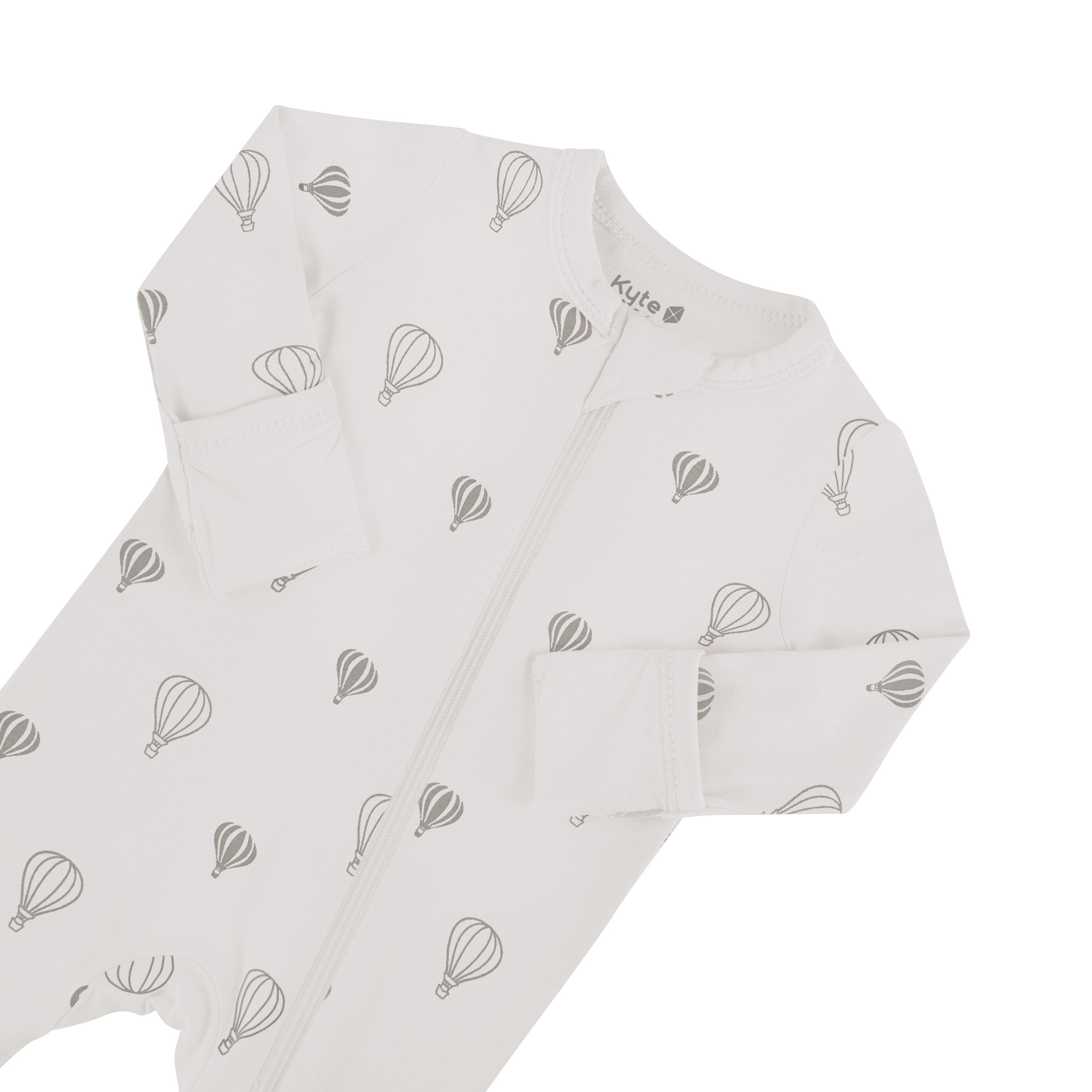 Kyte Baby Zippered Footies Zippered Footie in Hot Air Balloon
