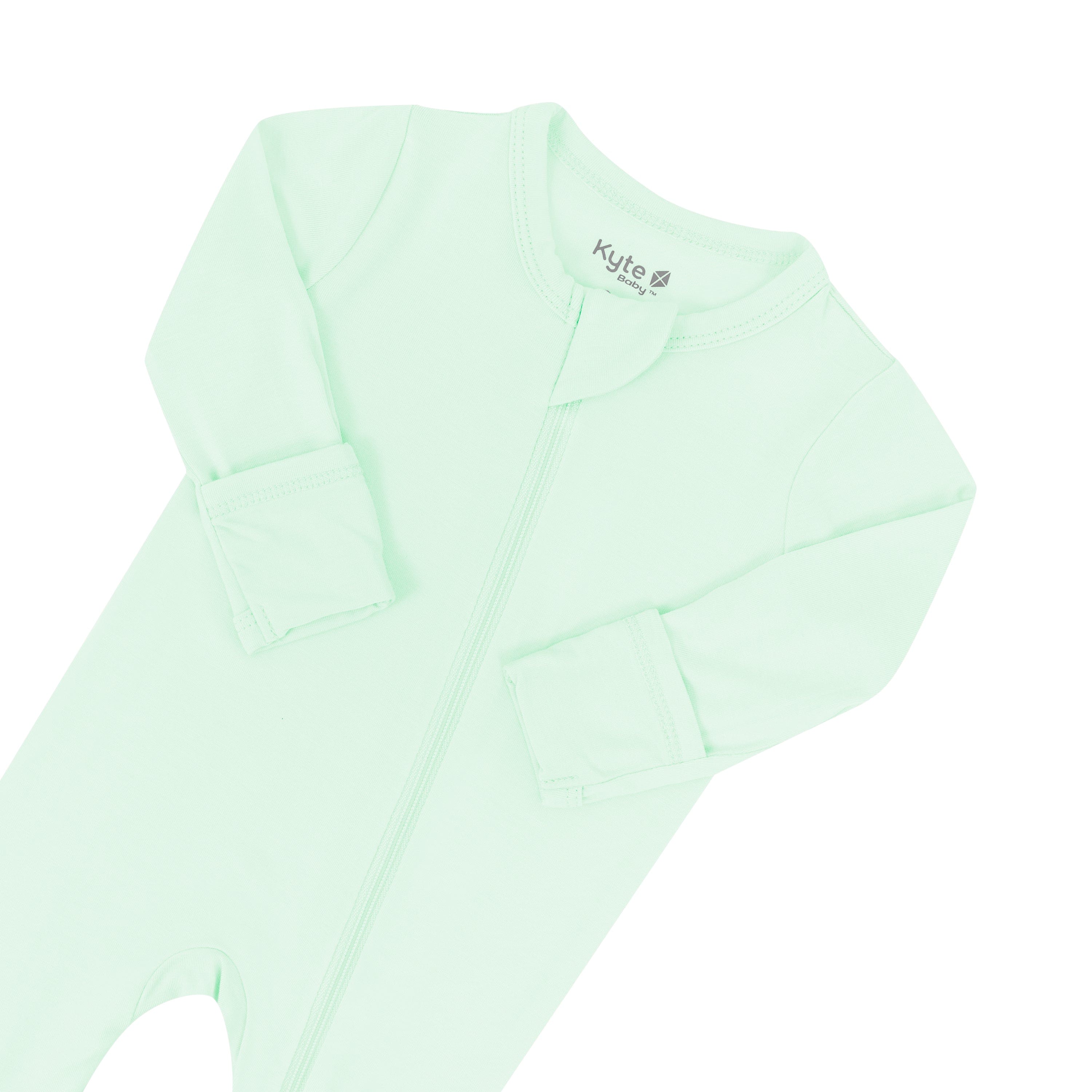 Kyte Baby Zippered Footies Zippered Footie in Mint