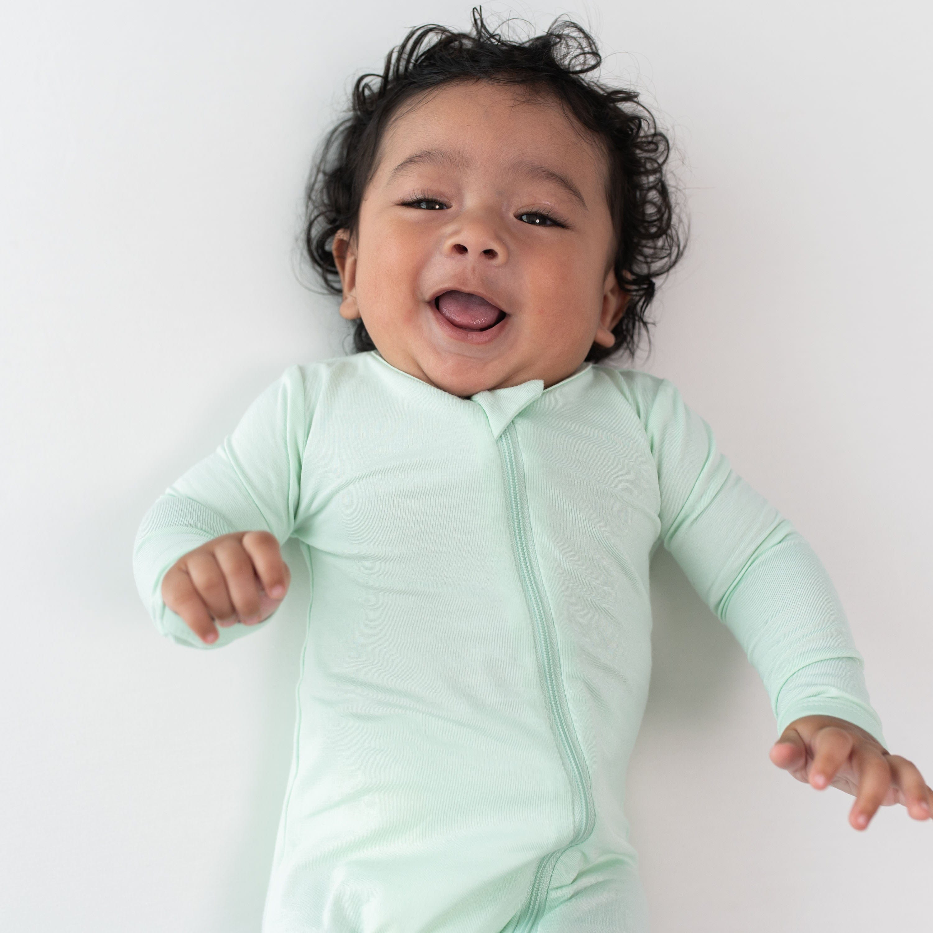 Kyte Baby Zippered Footies Zippered Footie in Mint