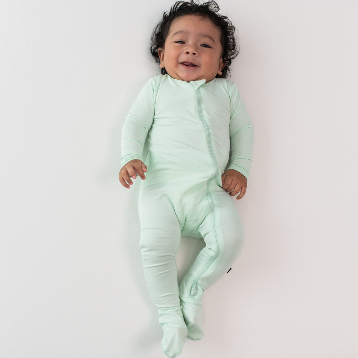 Kyte Baby Zippered Footies Zippered Footie in Mint