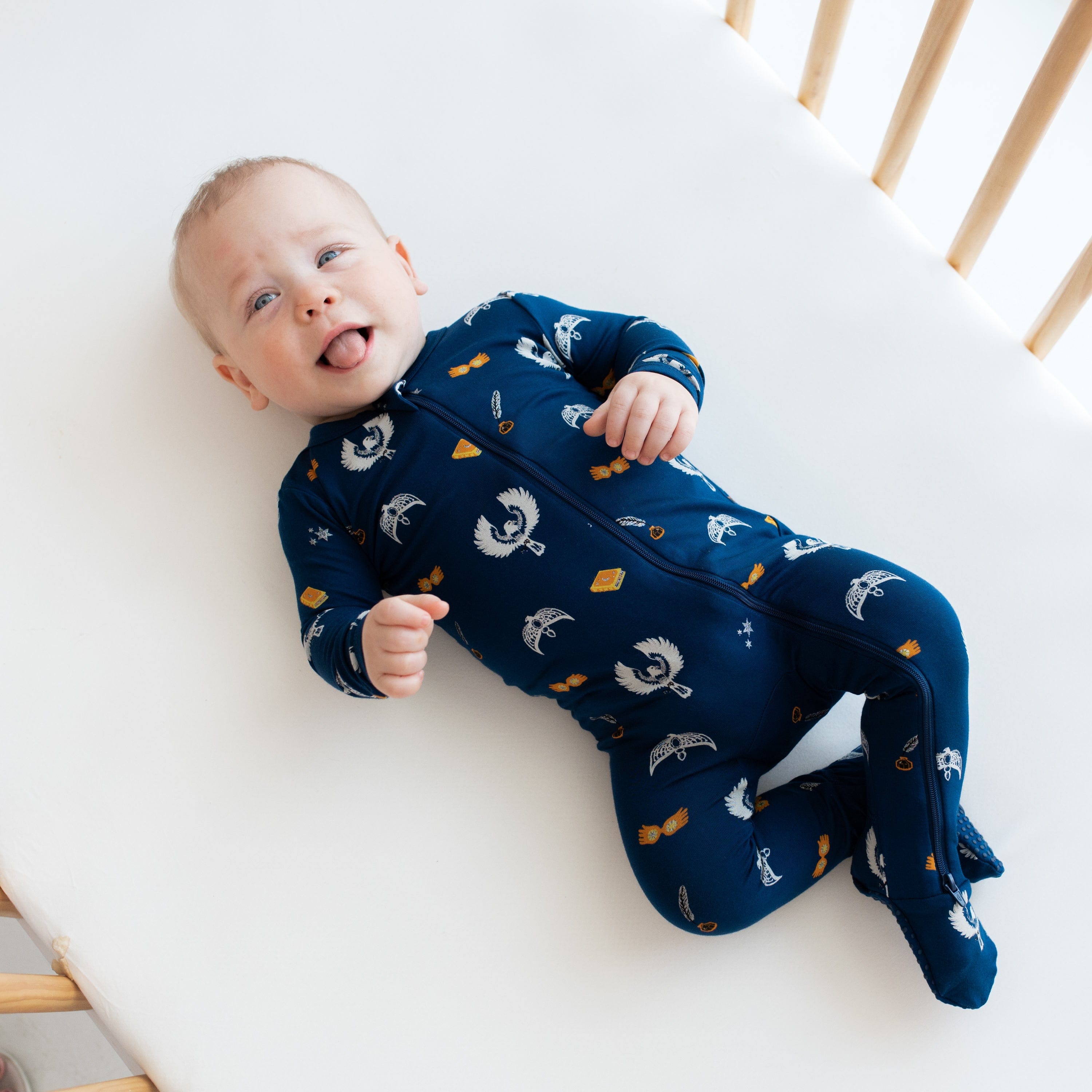 Kyte BABY Zippered Footies Zippered Footie in Ravenclaw™