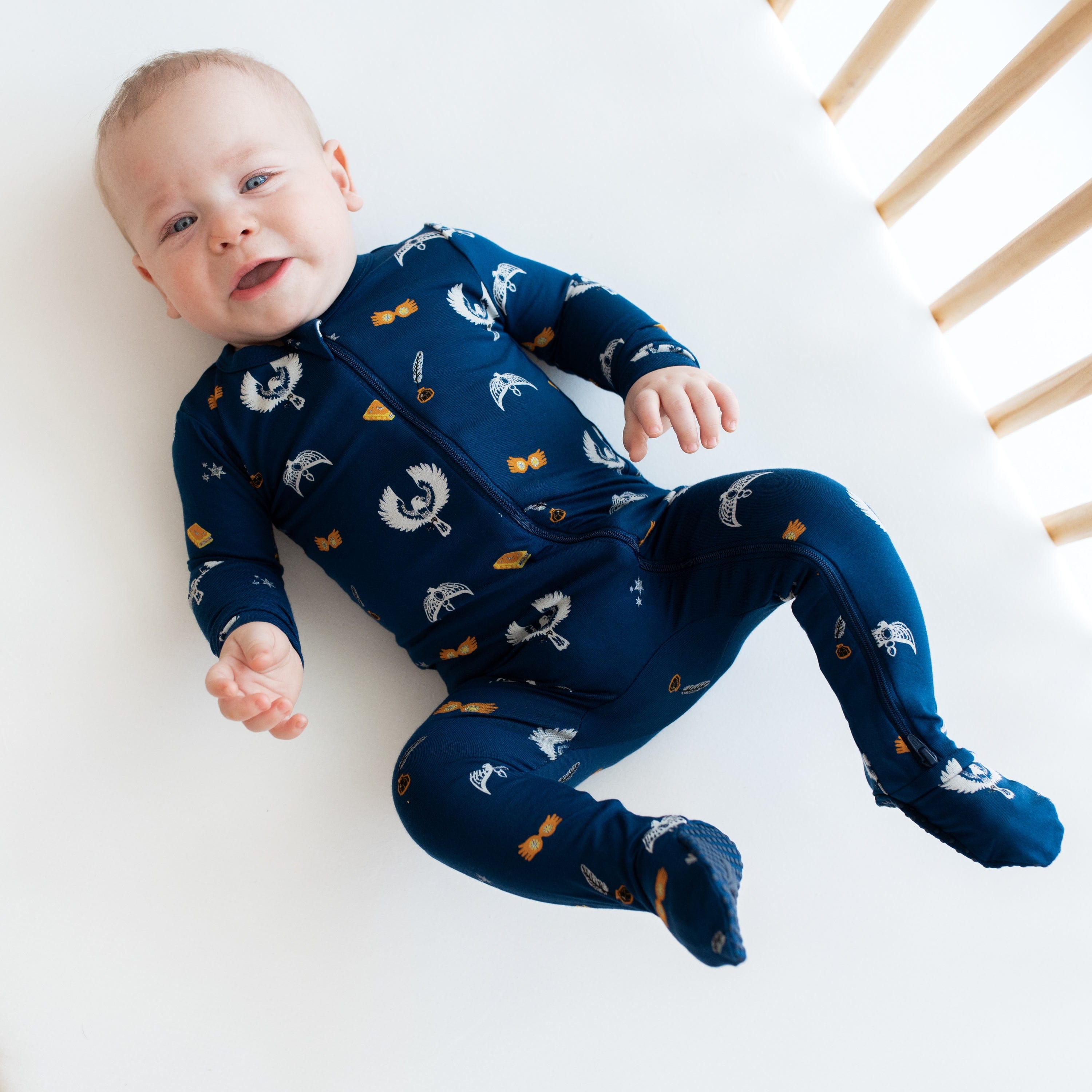 Kyte BABY Zippered Footies Zippered Footie in Ravenclaw™
