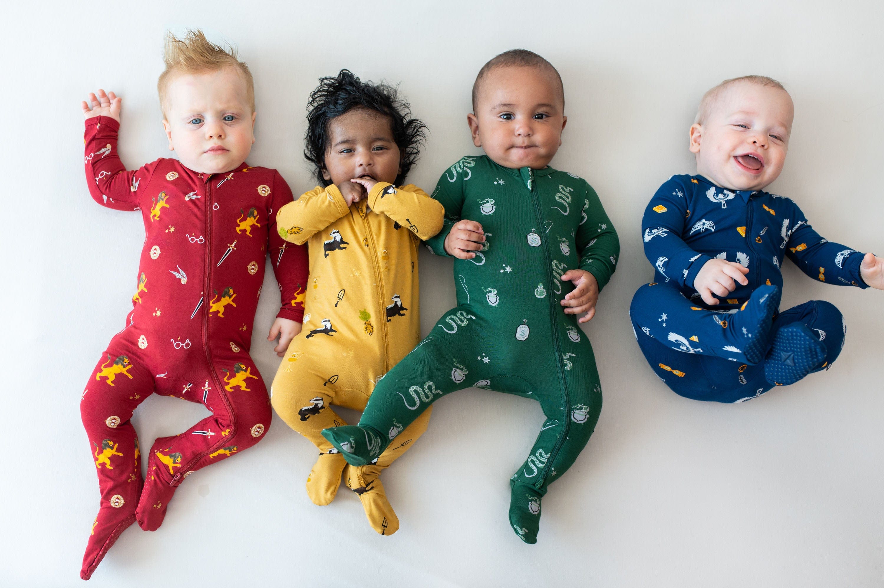 Kyte Baby Zippered Footies Zippered Footie in Slytherin™