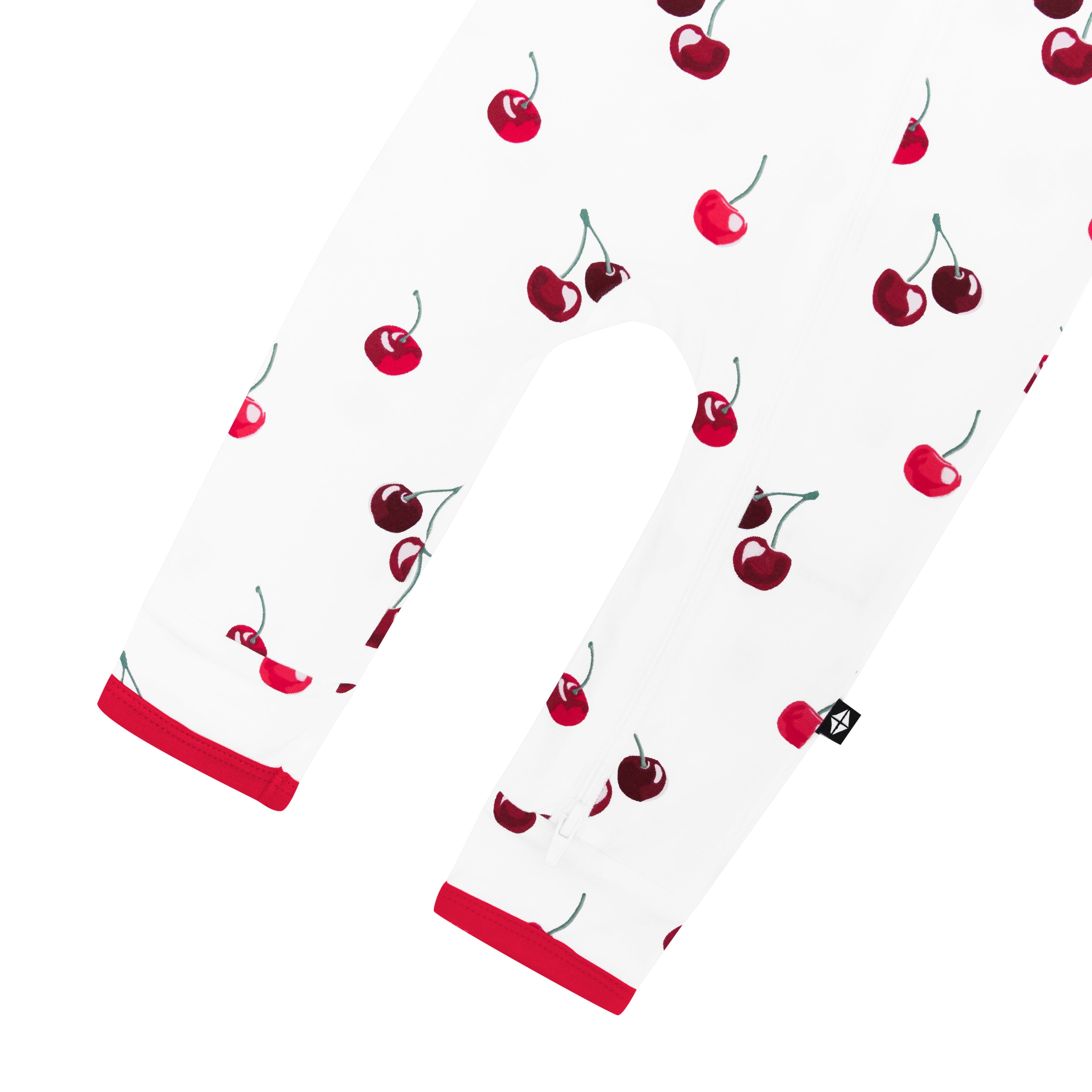 Kyte Baby Zippered Rompers Zippered Romper in Cherry