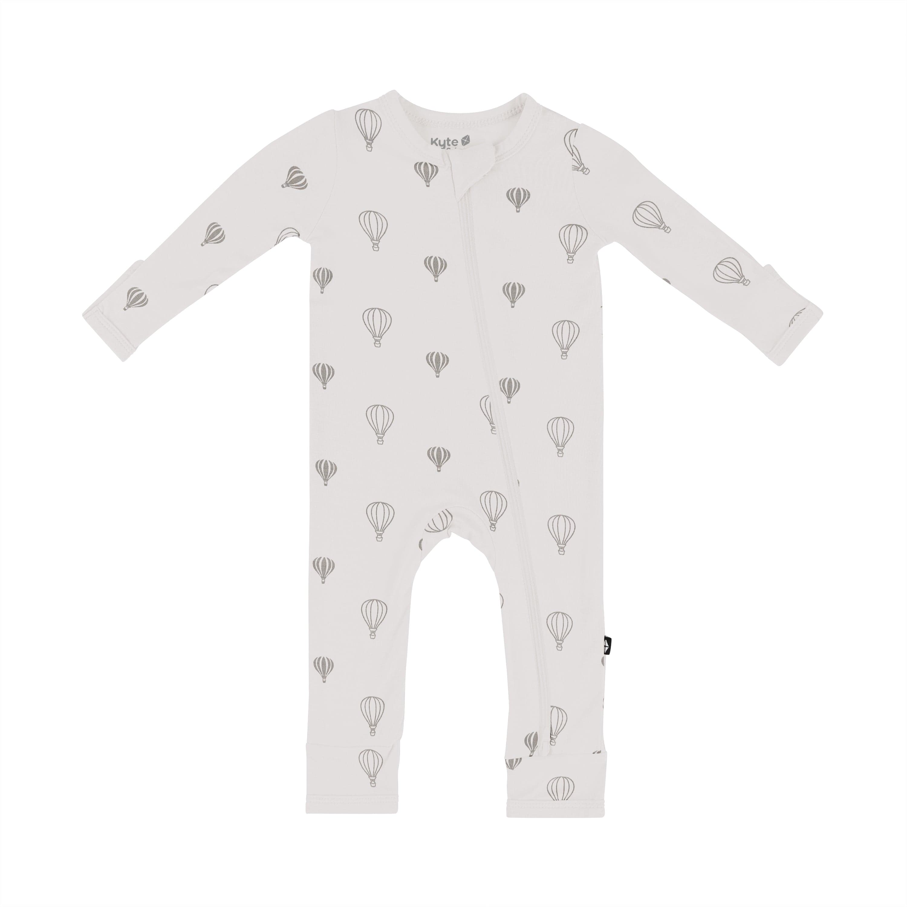 Kyte Baby Zippered Rompers Zippered Romper in Hot Air Balloon