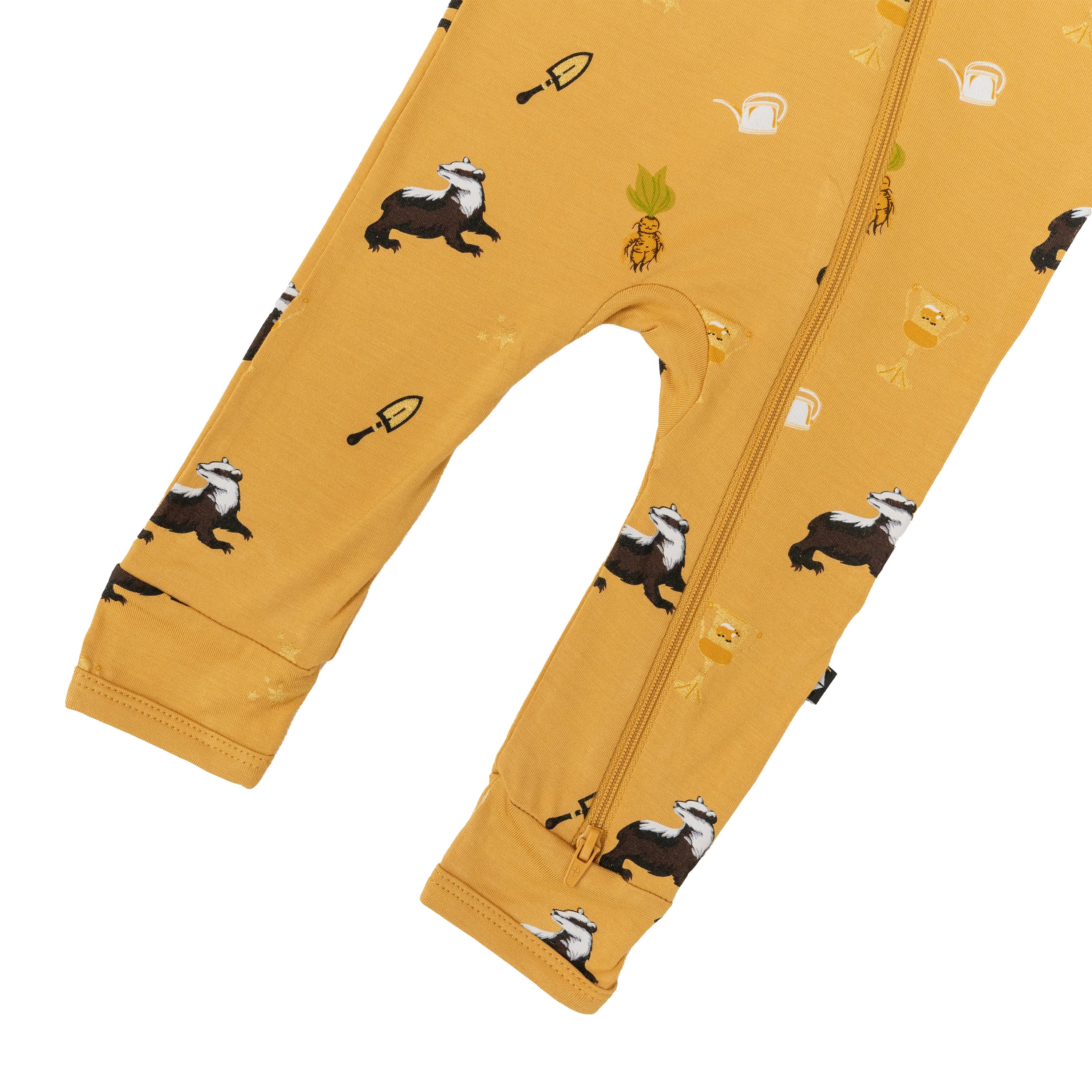 Kyte BABY Zippered Rompers Zippered Romper in Hufflepuff™