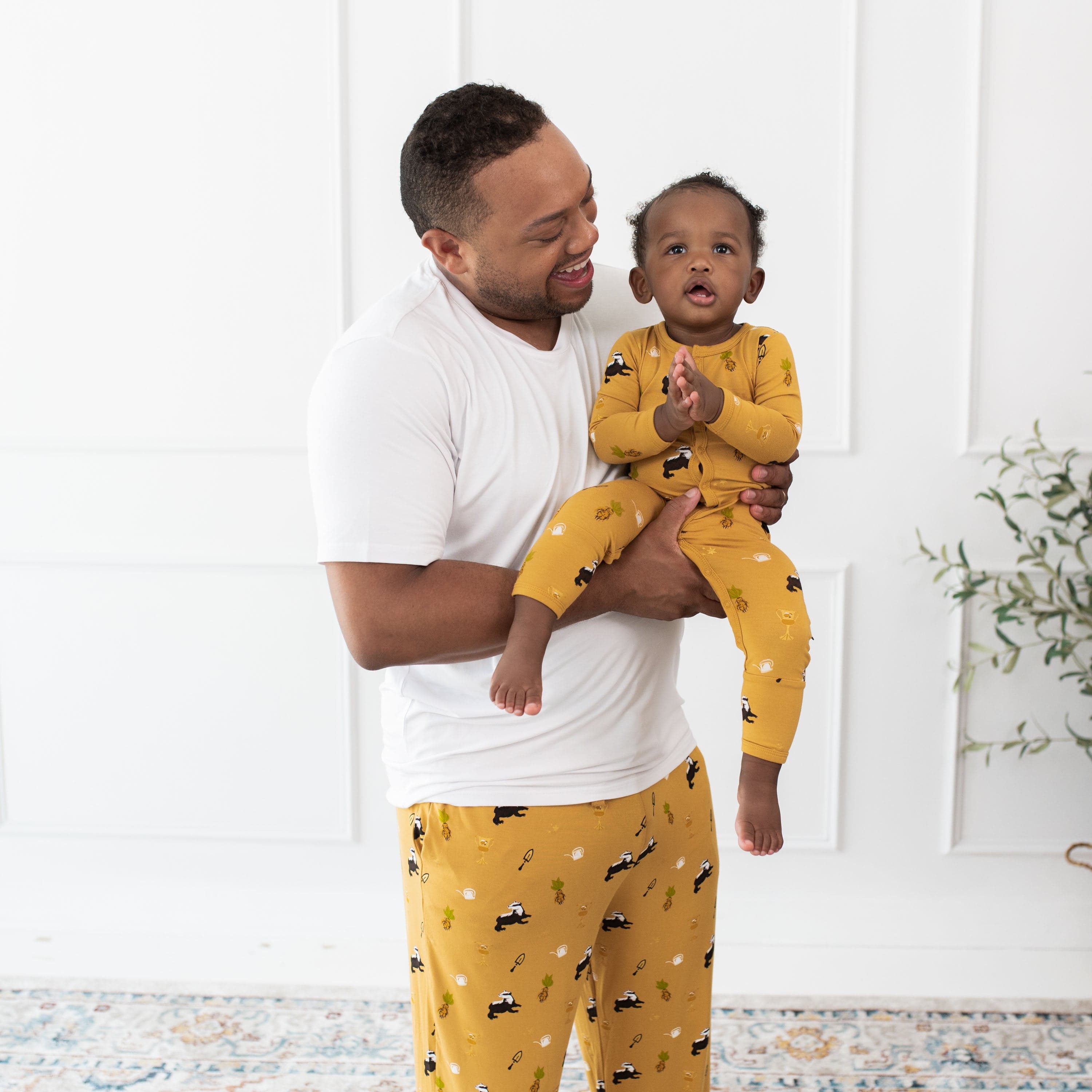 Kyte BABY Zippered Rompers Zippered Romper in Hufflepuff™