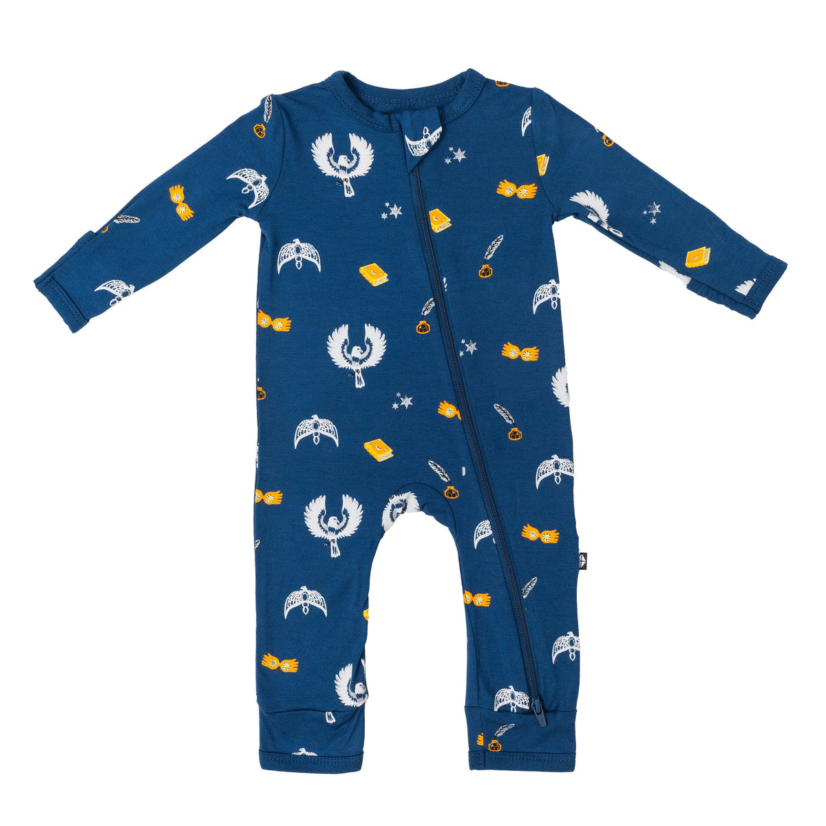 Kyte BABY Zippered Rompers Zippered Romper in Ravenclaw™