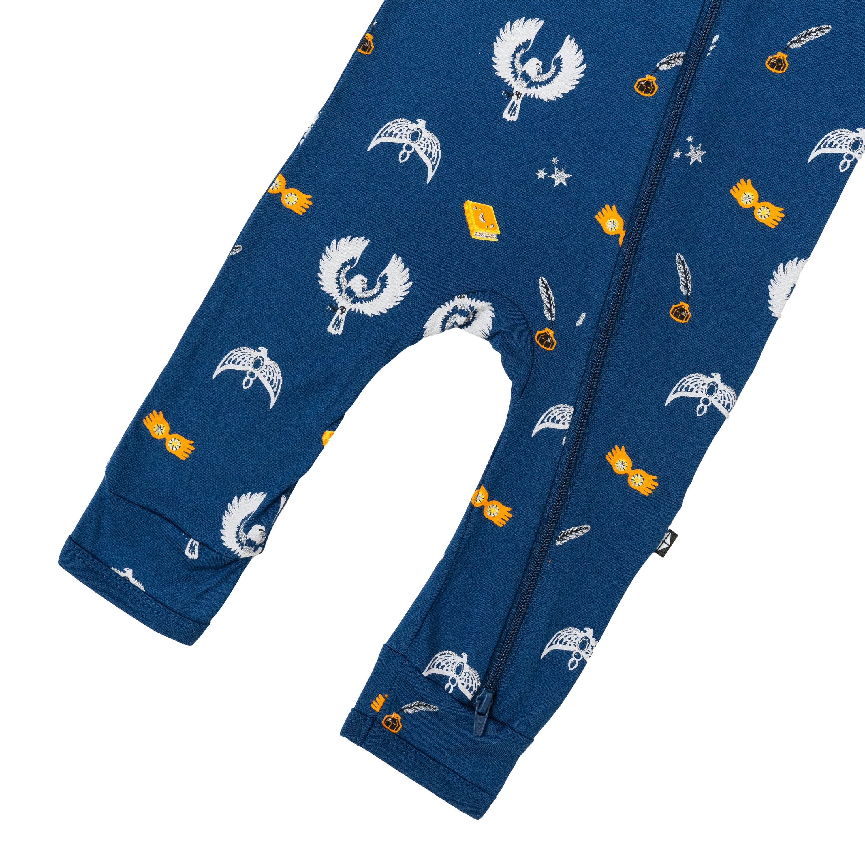 Kyte BABY Zippered Rompers Zippered Romper in Ravenclaw™