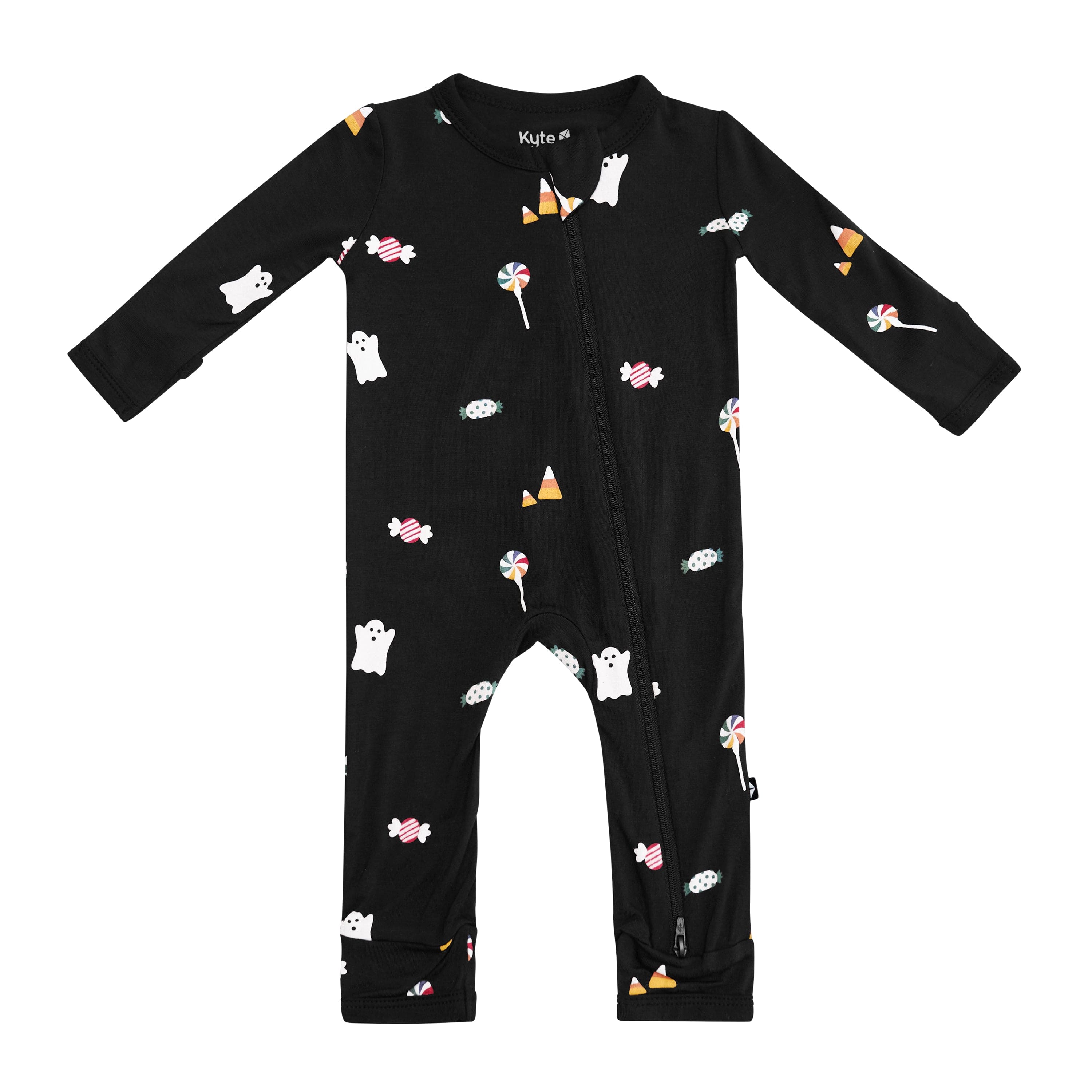 Kyte Baby Zippered Rompers Zippered Romper in Trick or Treat