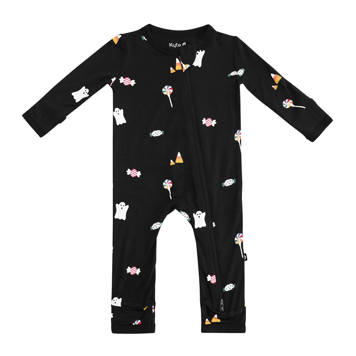 Kyte Baby Zippered Rompers Zippered Romper in Trick or Treat