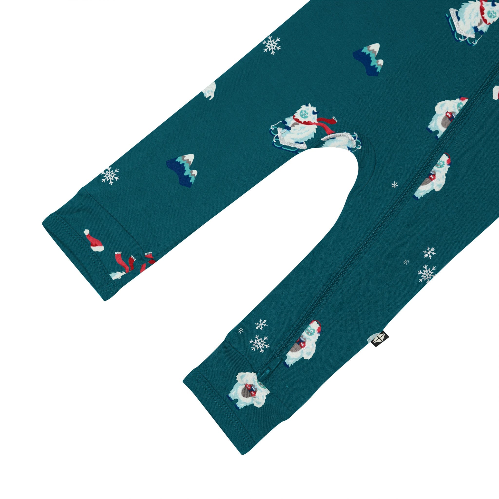 Kyte Baby Zippered Rompers Zippered Romper in Yeti