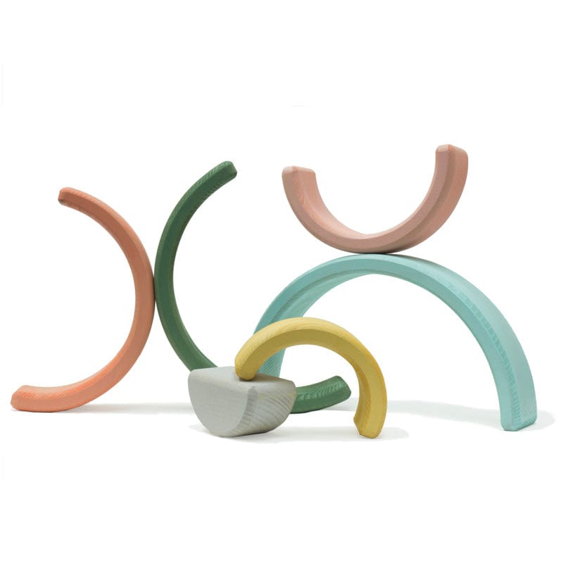 Wonder and Wise Rainbow Nesting Blocks Wonder and Wise Rainbow Nesting Blocks