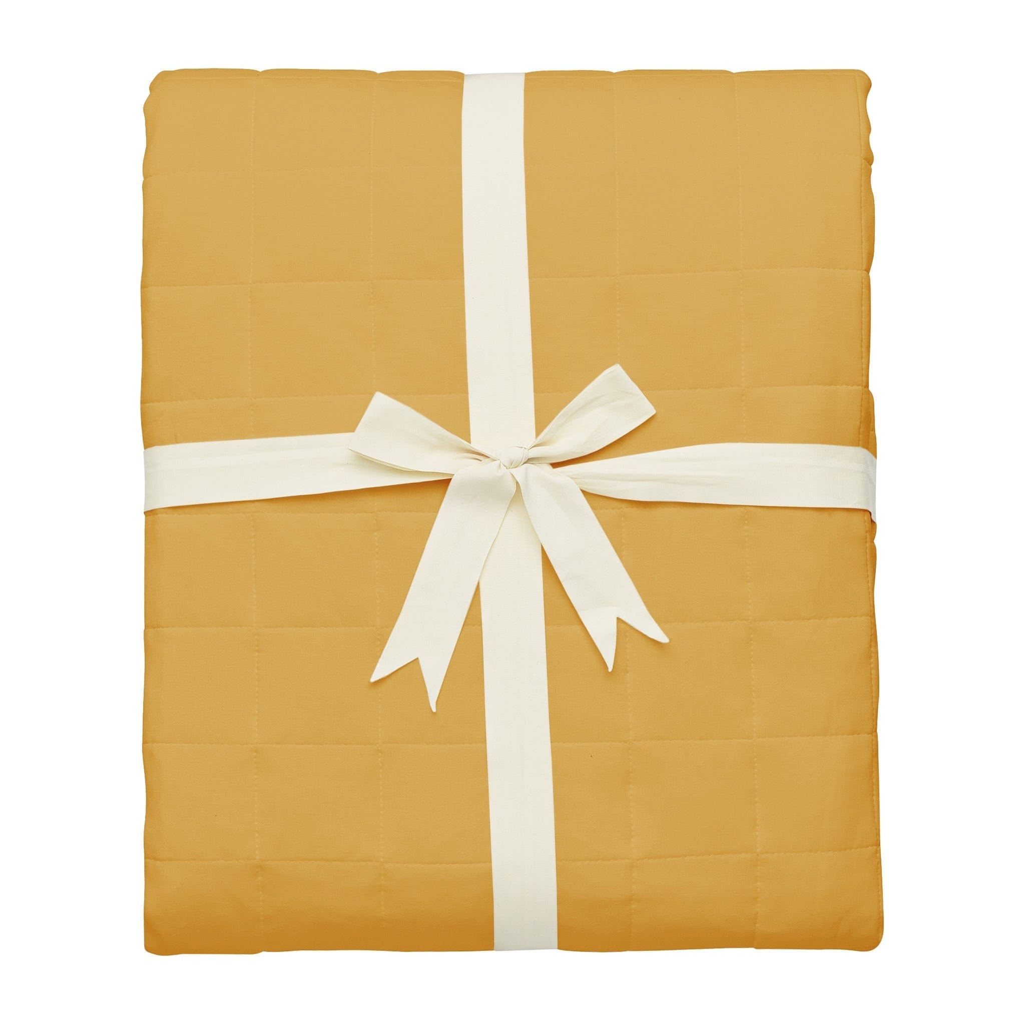 Kyte Baby Adult Quilted Blanket in Marigold 2.5