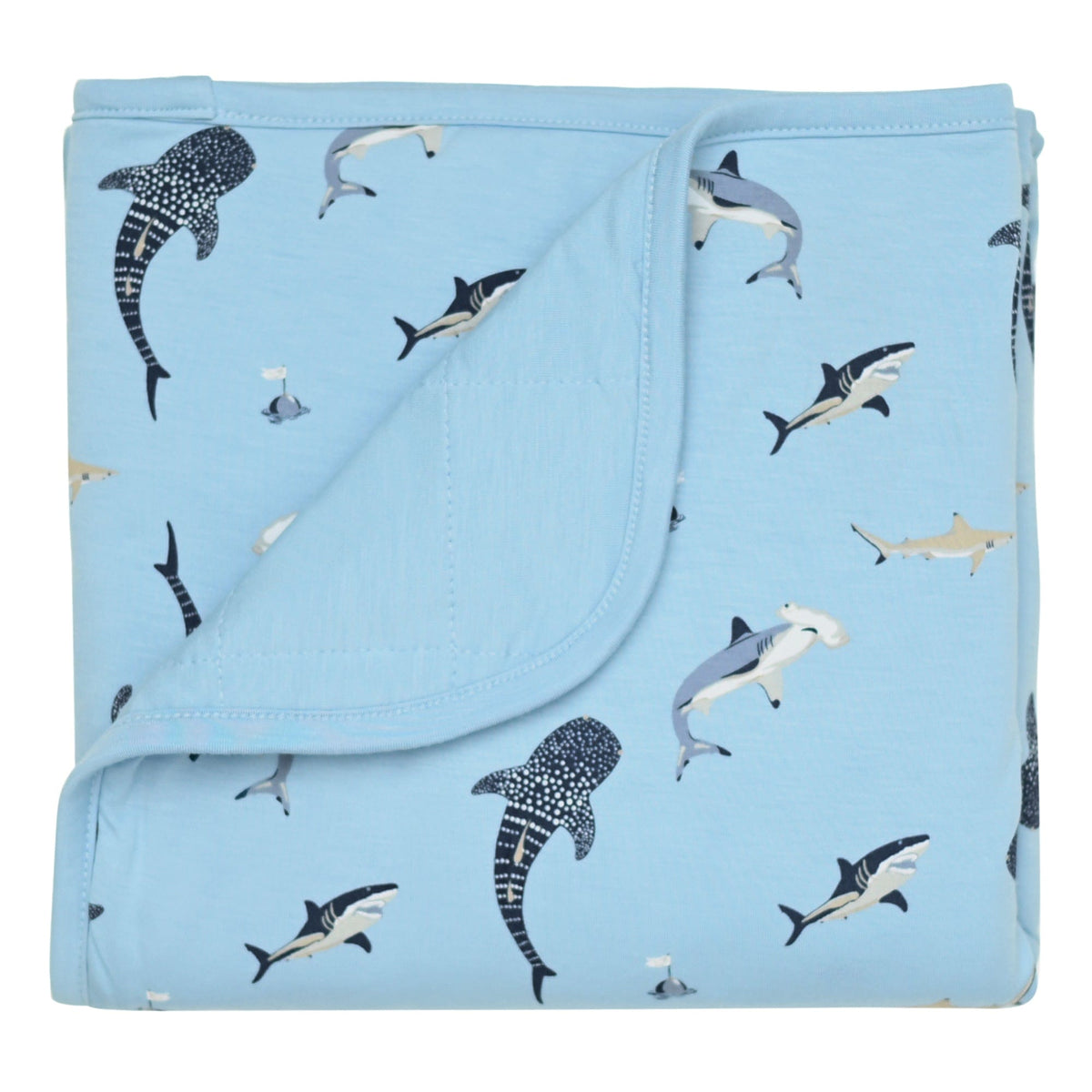 Kyte Baby Blanket in Stream Shark
