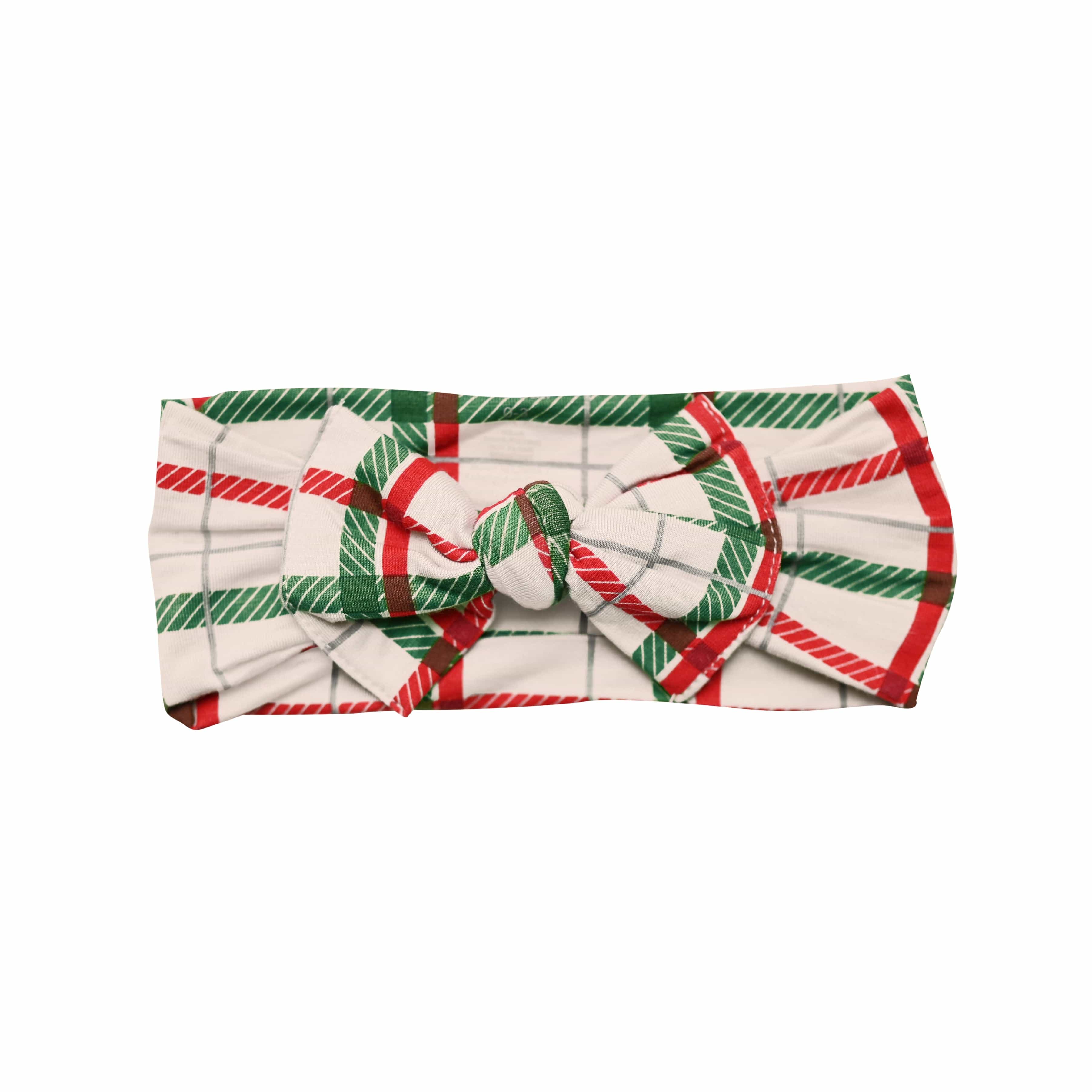 Kyte BABY Baby Bows Bows in Hunter Plaid