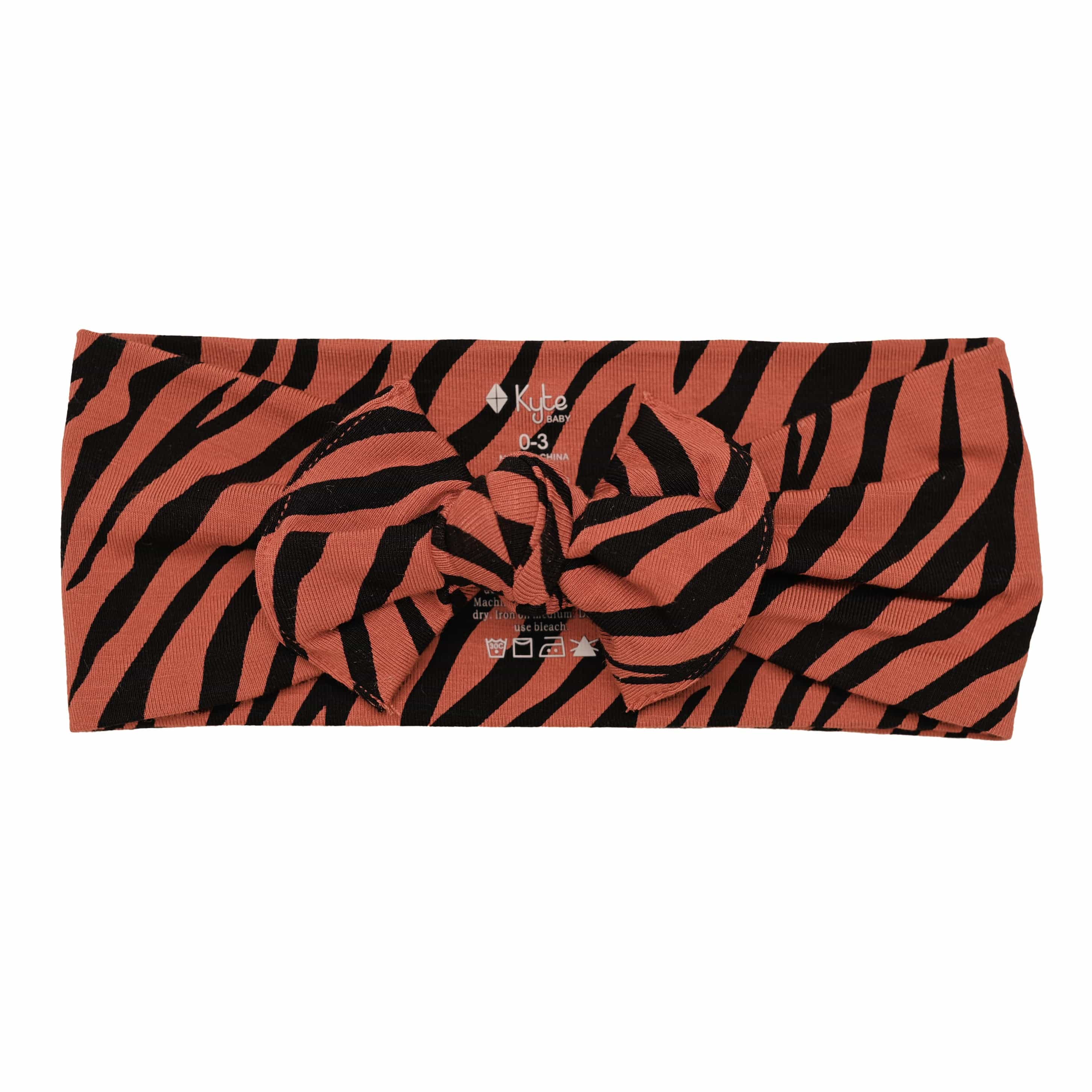 Kyte BABY Baby Bows Bows in Rust Tiger