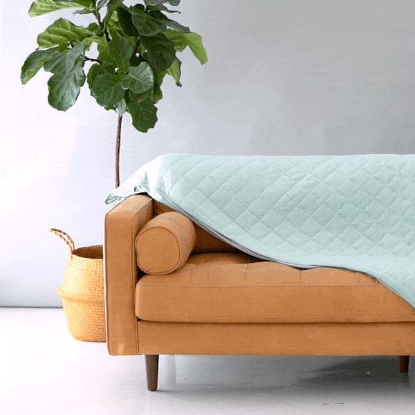 Video of Kyte Baby Adult Quilted Blanket in Sage