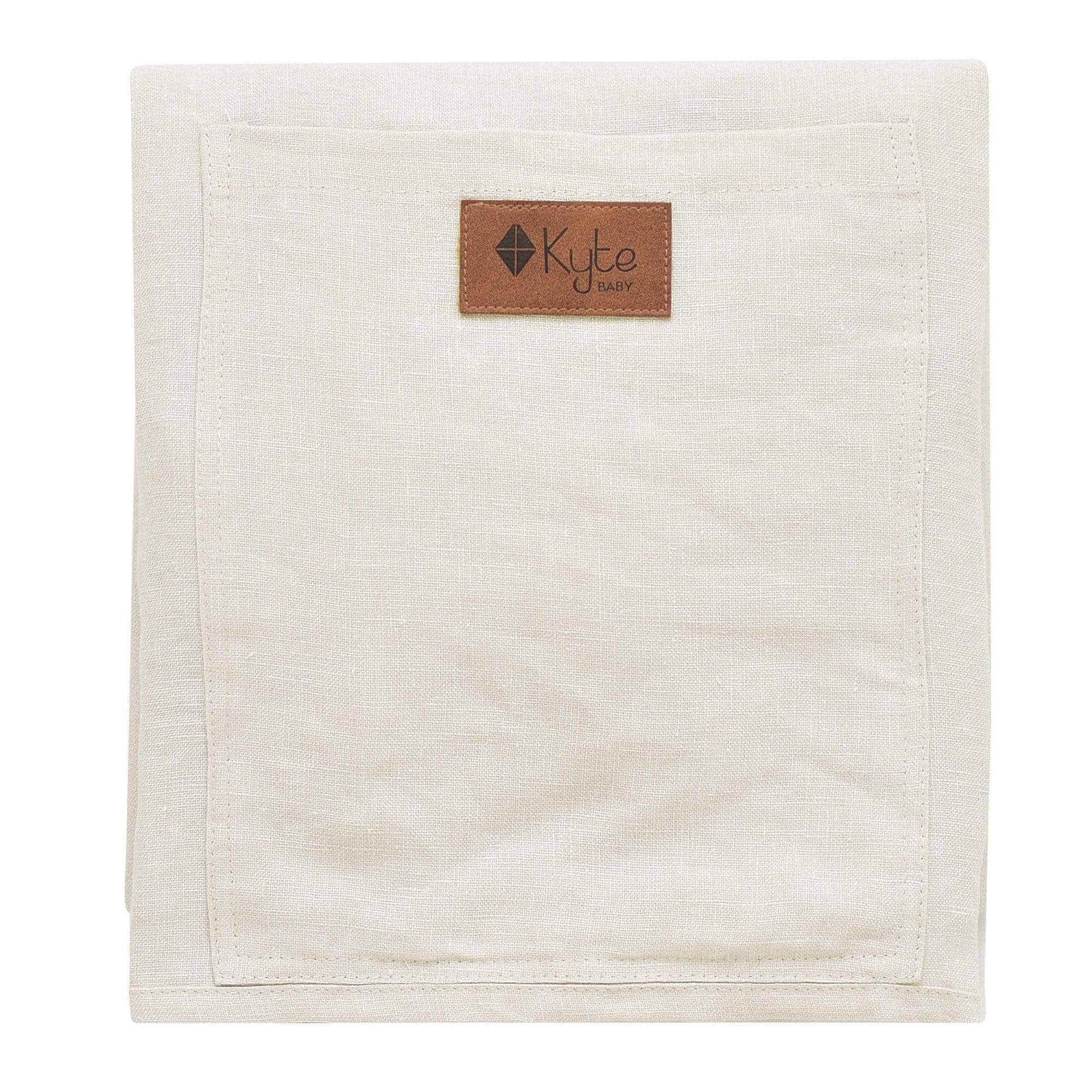 Kyte BABY Carrier Flax with Rose Gold Rings / OS Ring Sling in Flax